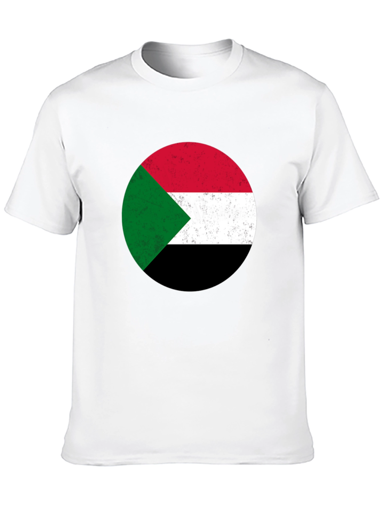 Sudan Flag T-Shirt - Distressed Graphic Tee