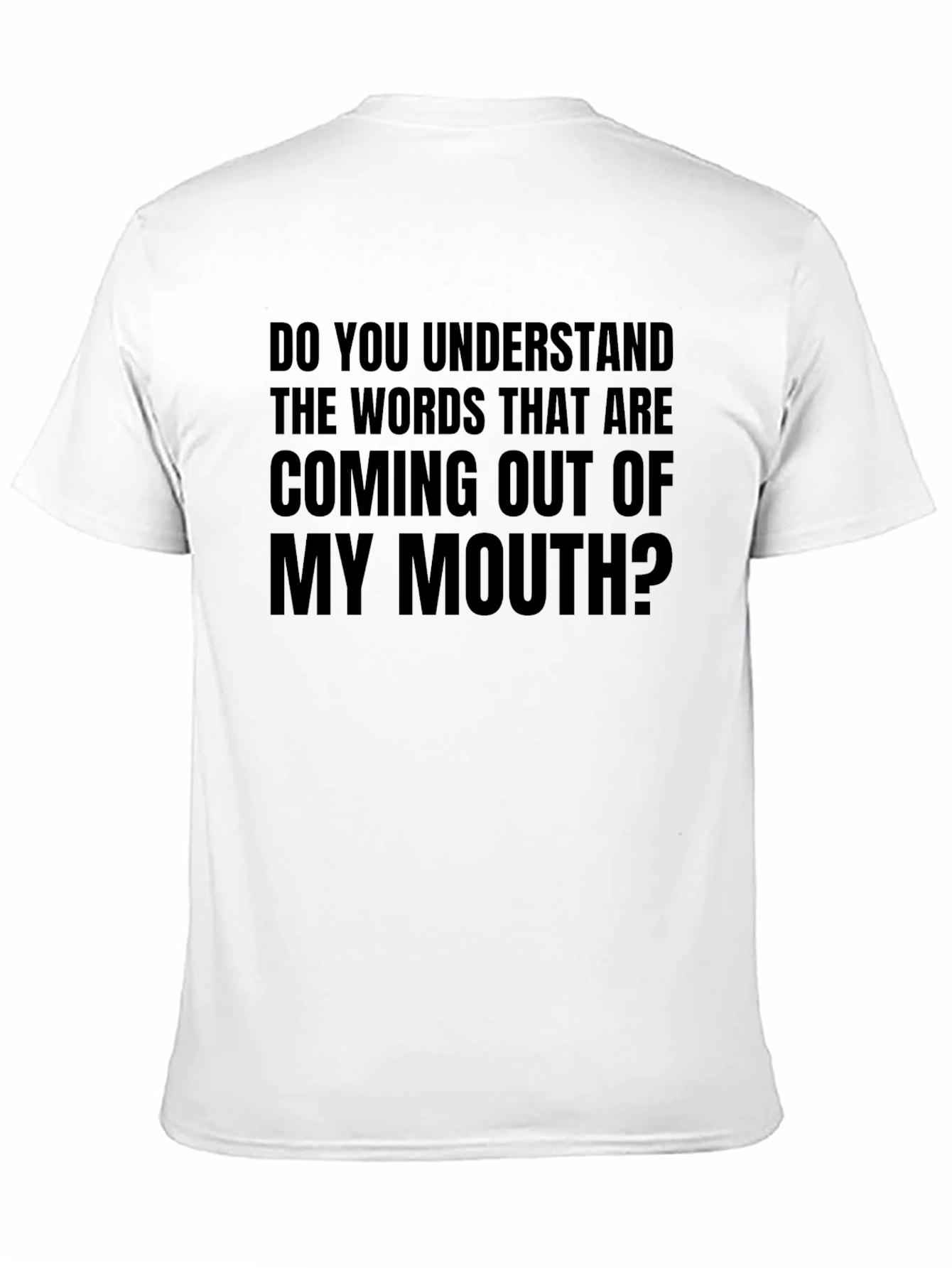 Funny Sarcastic T-Shirt: Do You Understand?