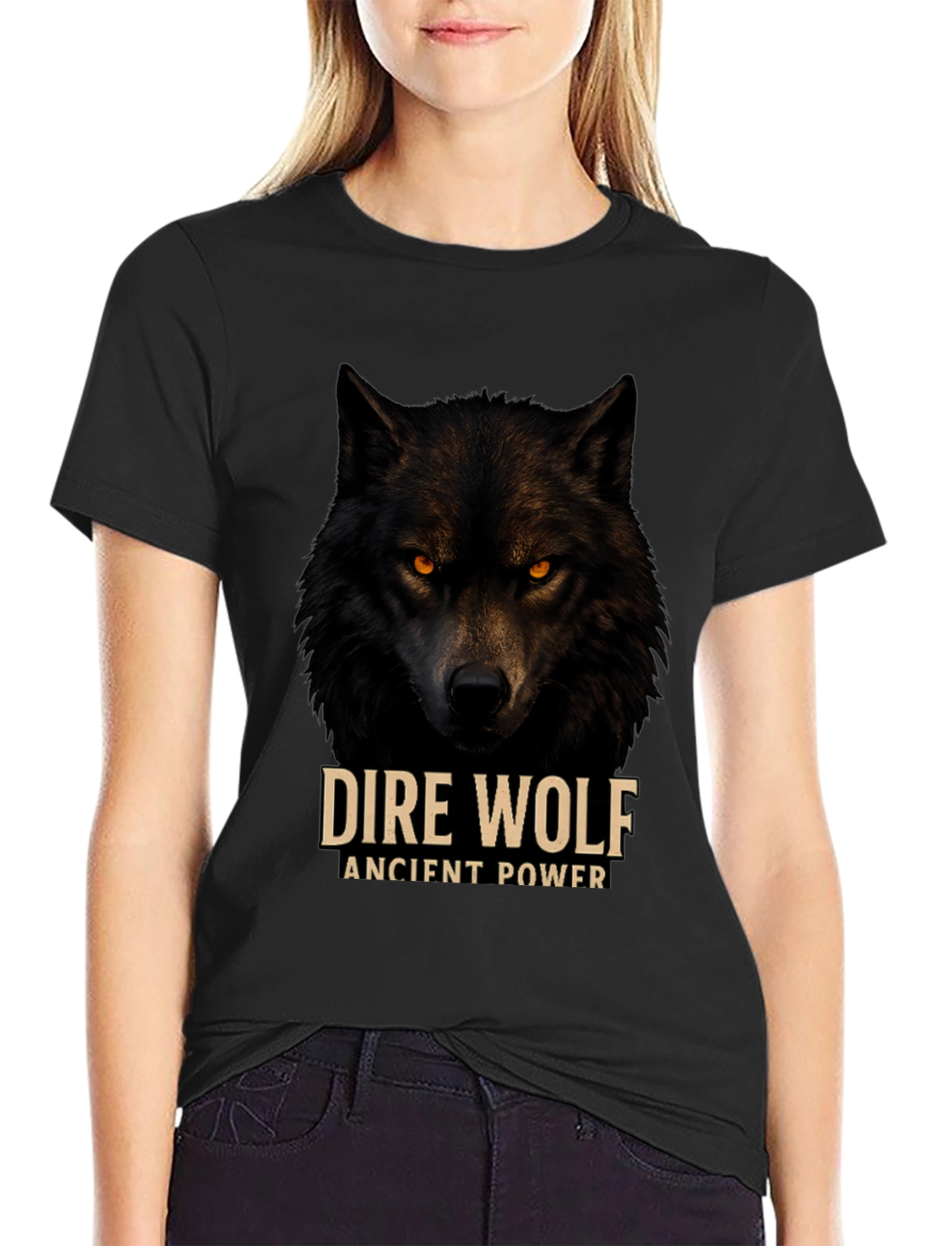 Dire Wolf Graphic Tee - Ancient Power Design