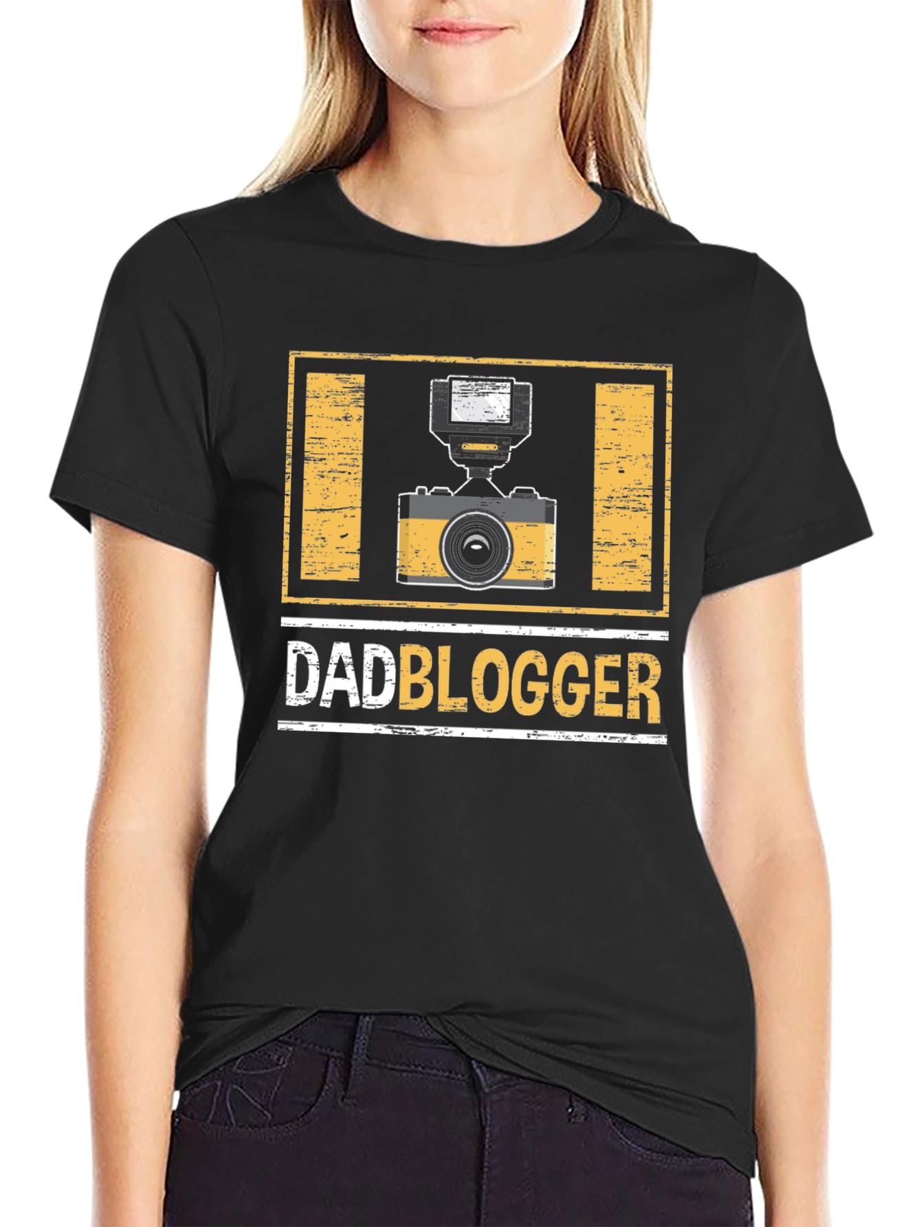 DadBlogger Camera Graphic T-Shirt