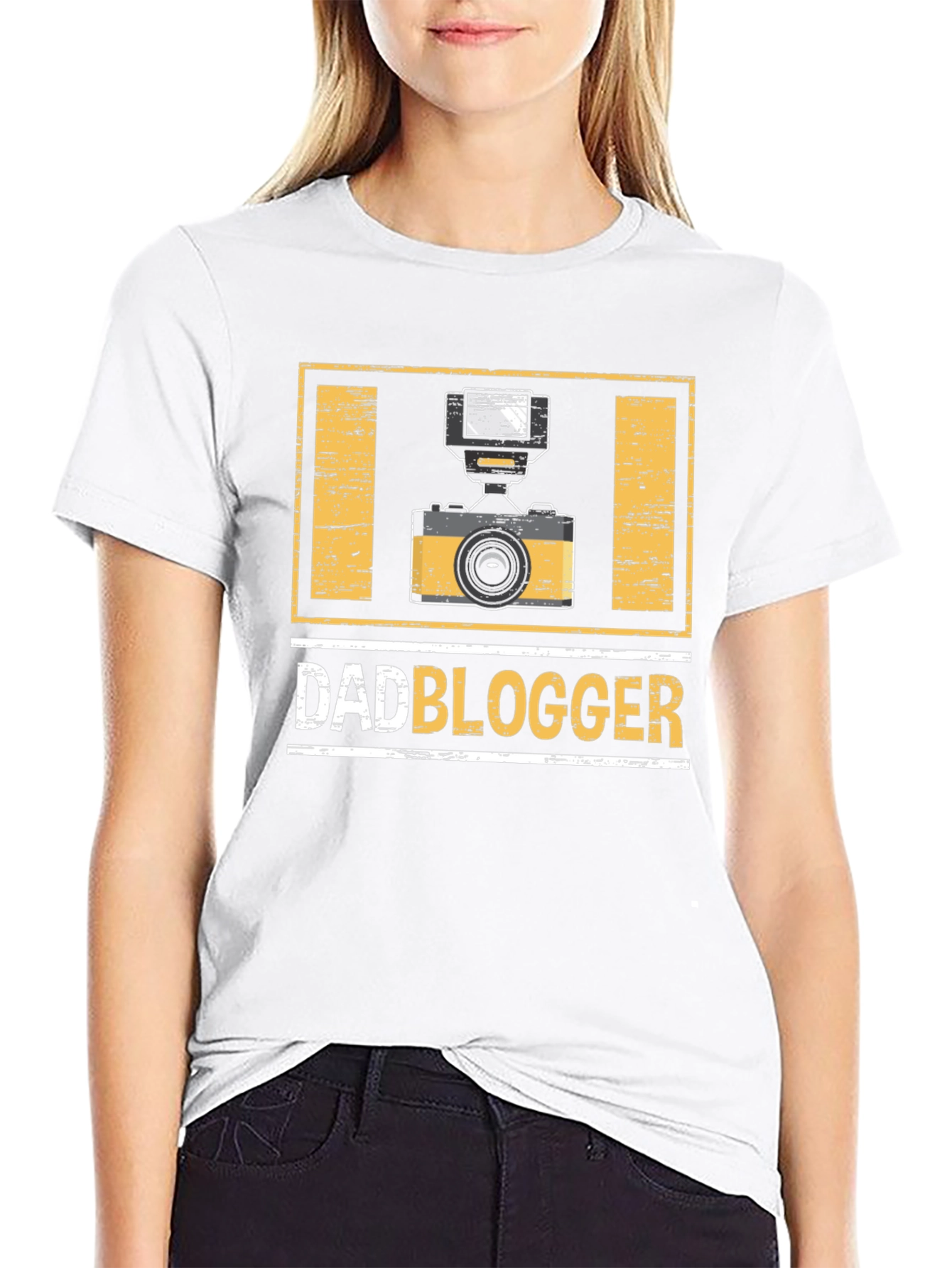DadBlogger Camera Graphic T-Shirt