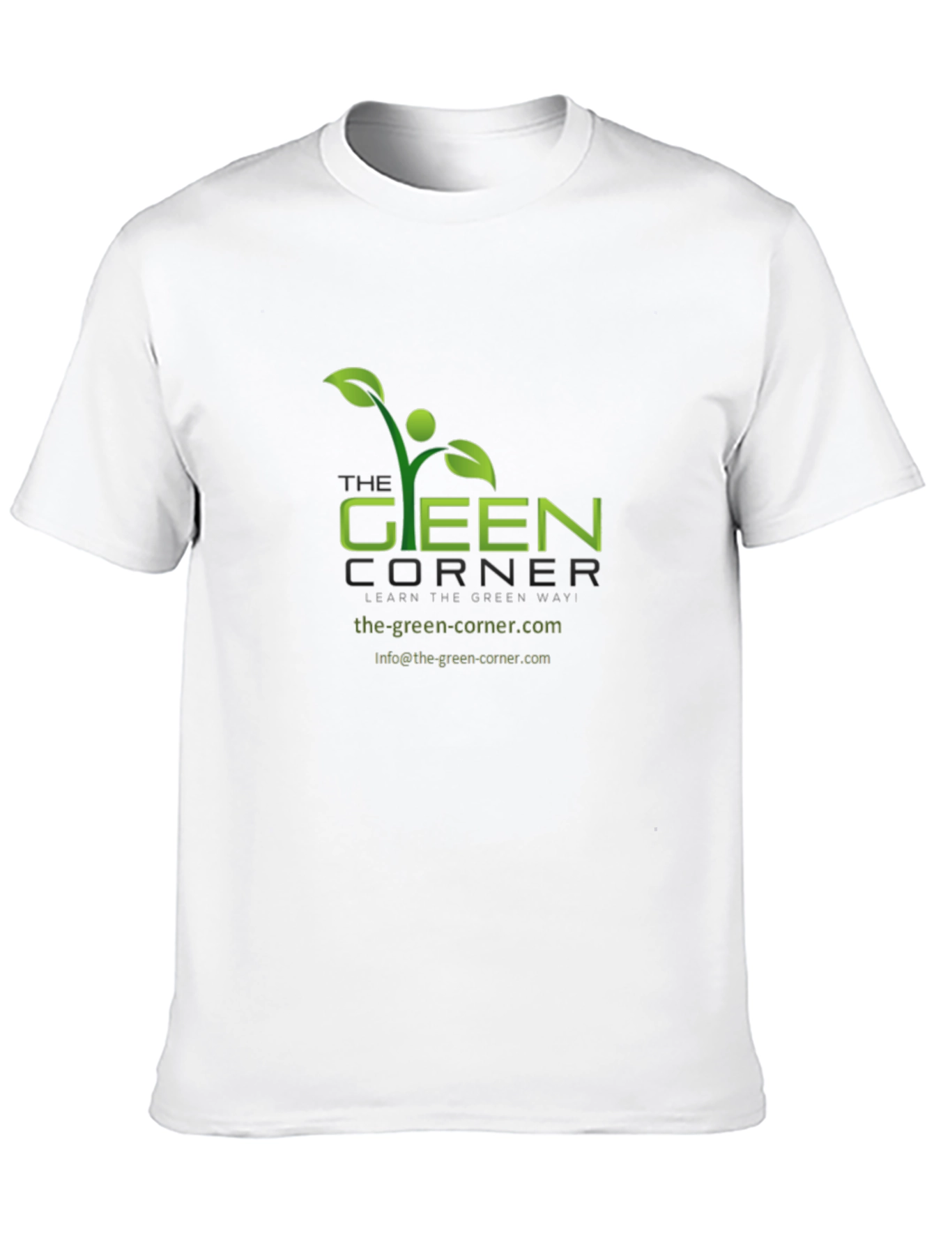 The Green Corner Black T-Shirt