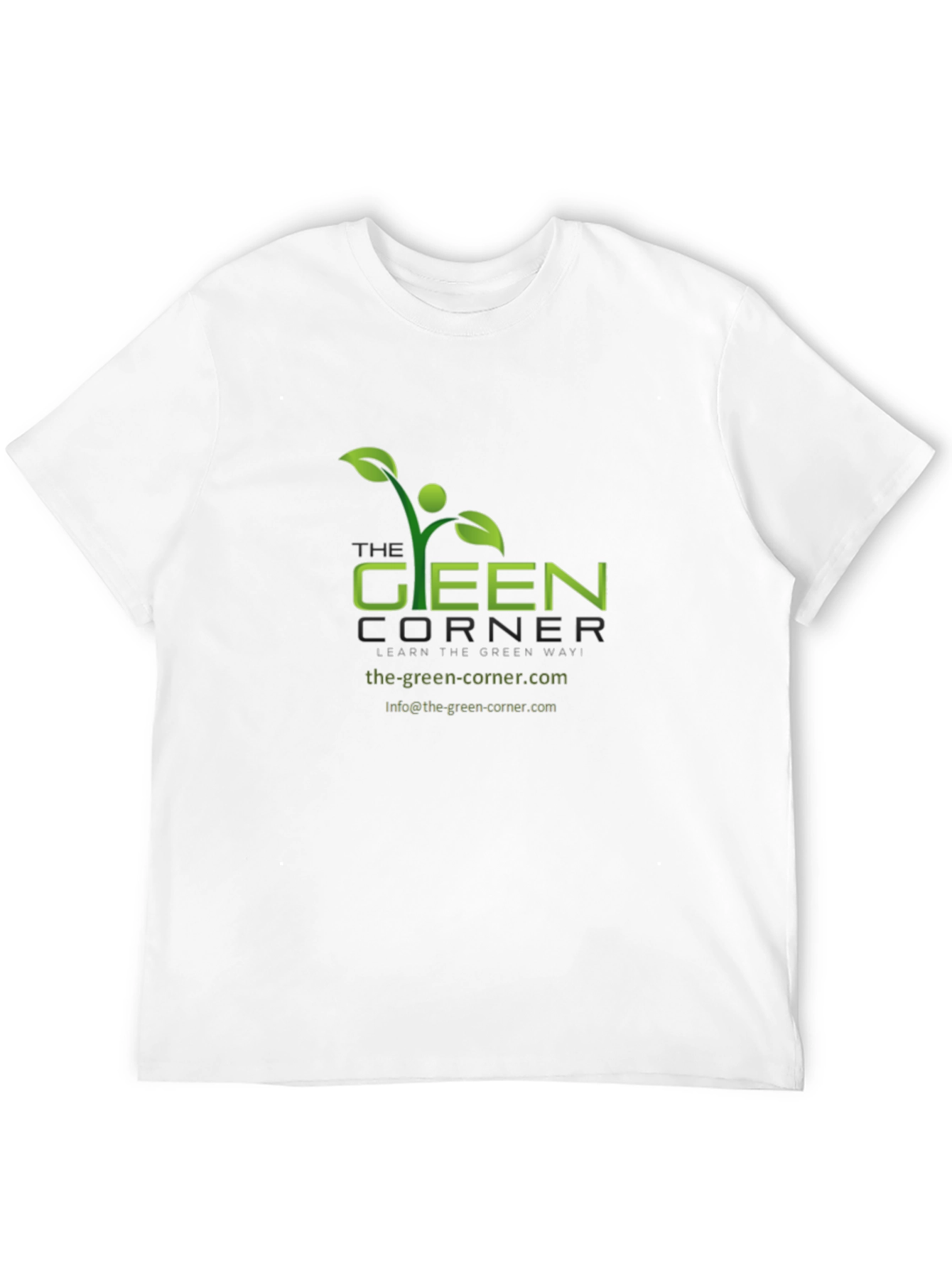 The Green Corner Black T-Shirt