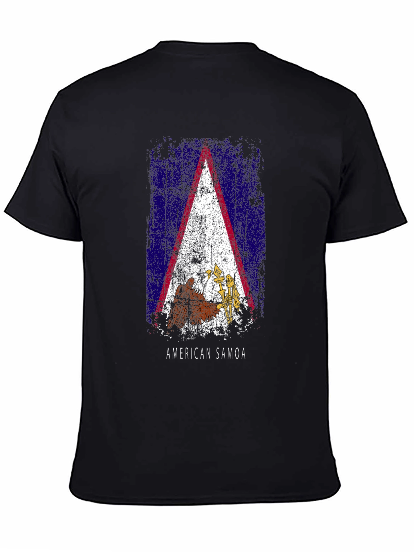 American Samoa Flag Graphic T-Shirt
