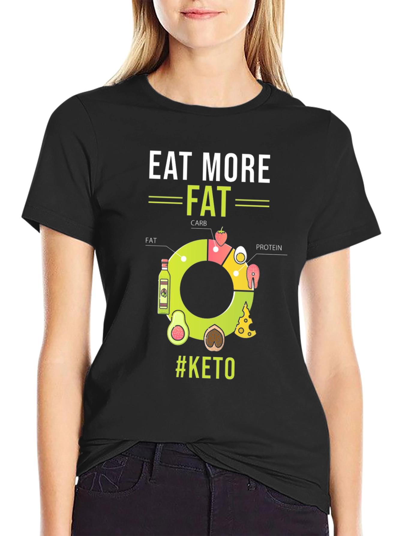 Eat More Fat Keto Diet T-Shirt