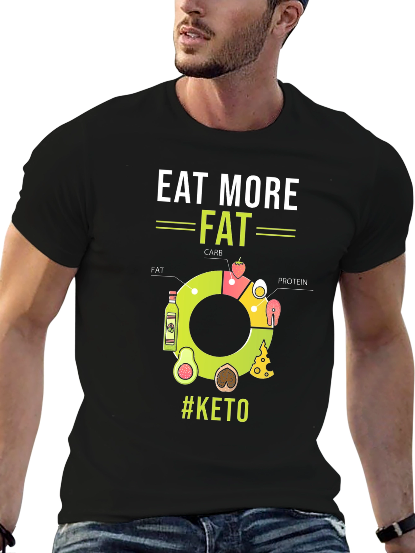 Eat More Fat Keto Diet T-Shirt