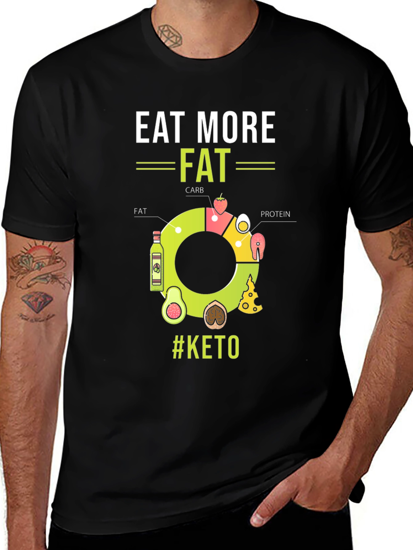 Eat More Fat Keto Diet T-Shirt