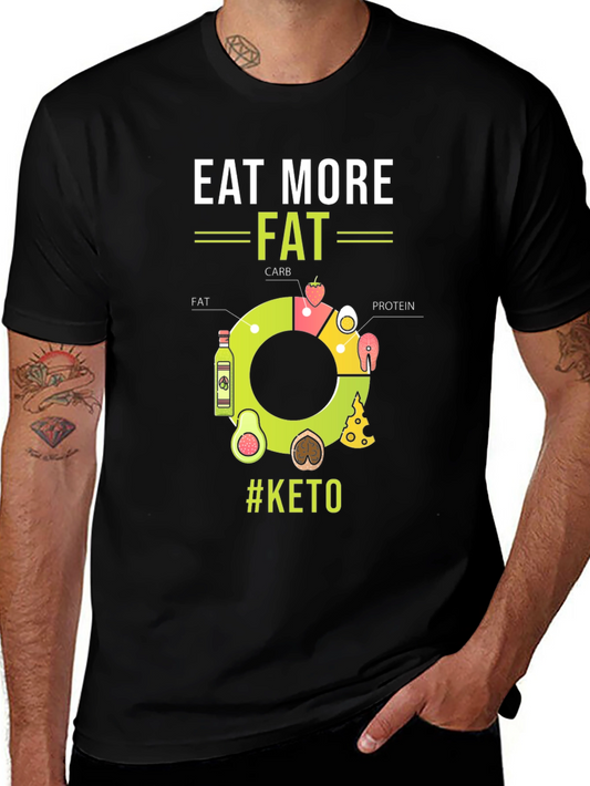 Eat More Fat Keto Diet T-Shirt