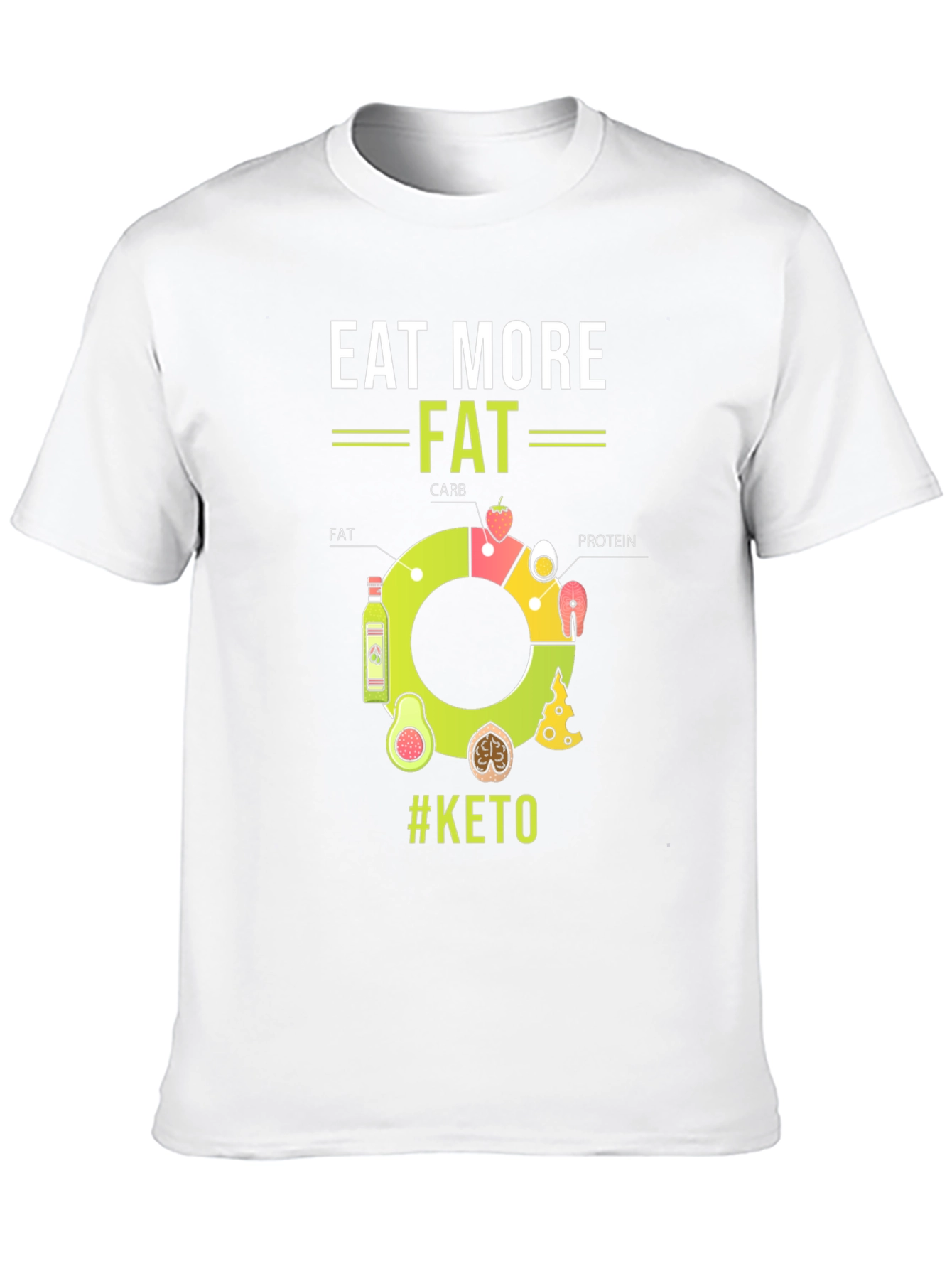 Eat More Fat Keto Diet T-Shirt