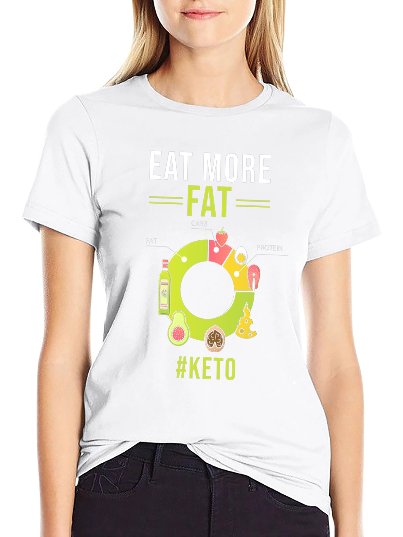 Eat More Fat Keto Diet T-Shirt
