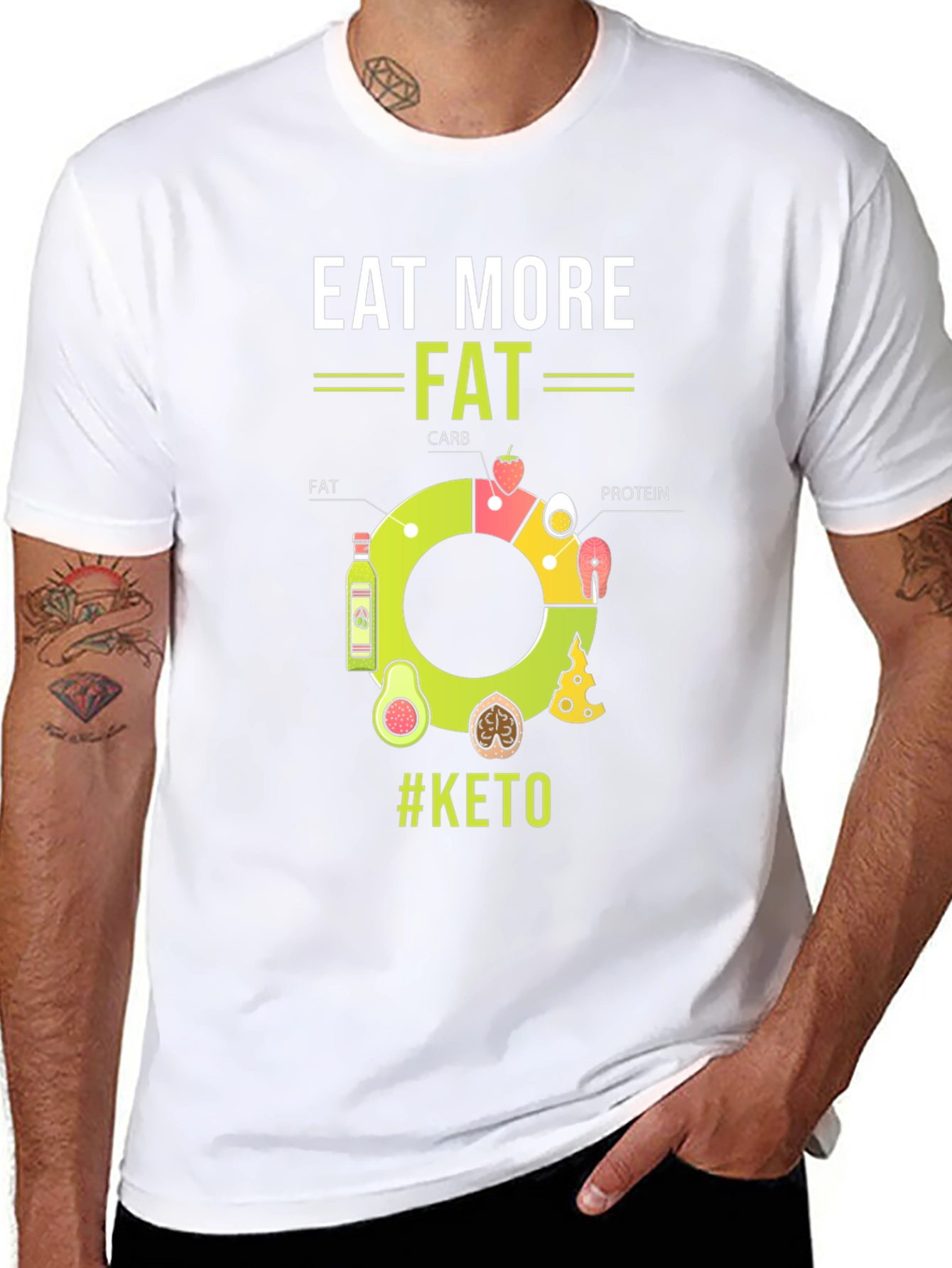 Eat More Fat Keto Diet T-Shirt