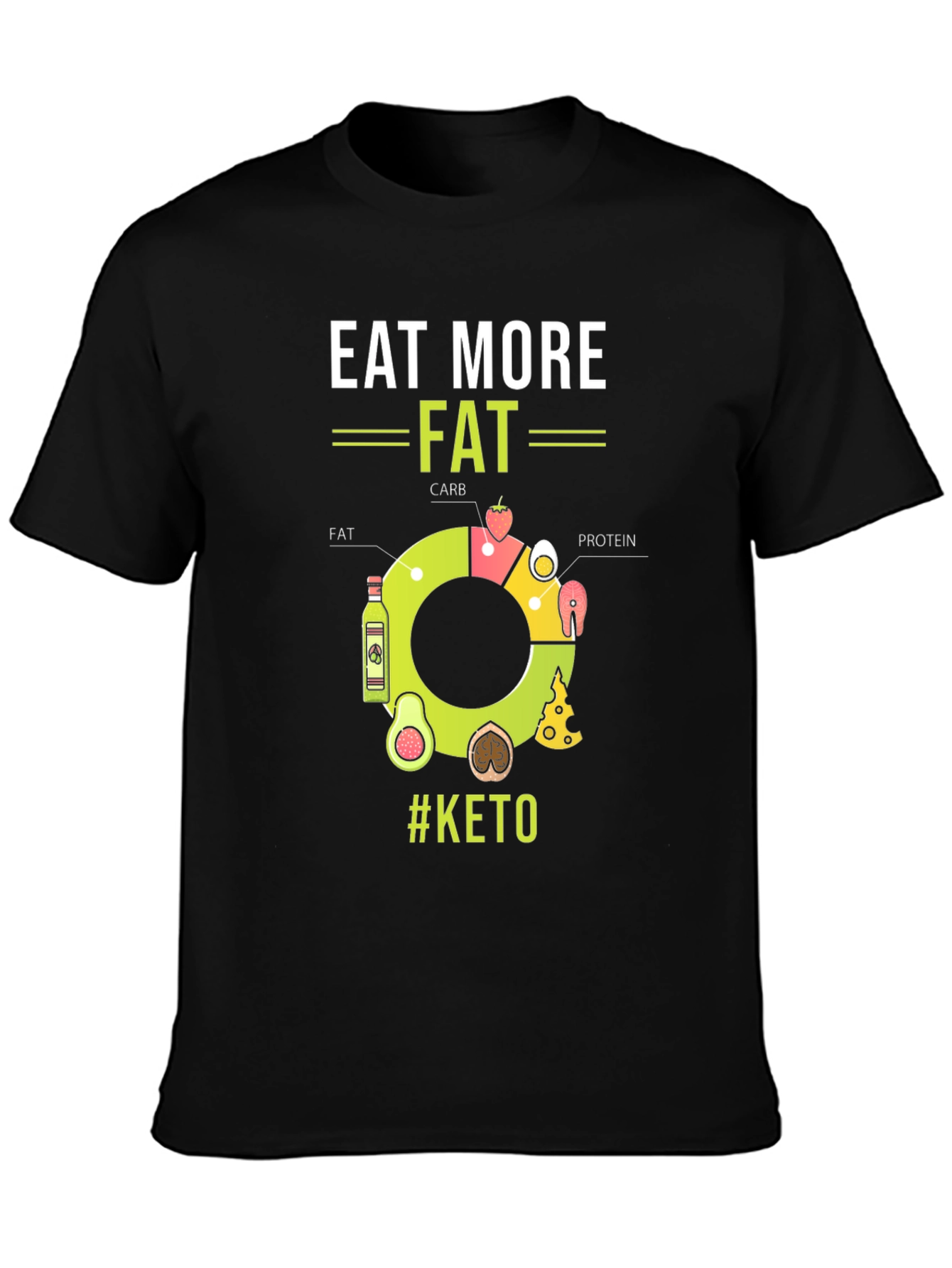 Eat More Fat Keto Diet T-Shirt