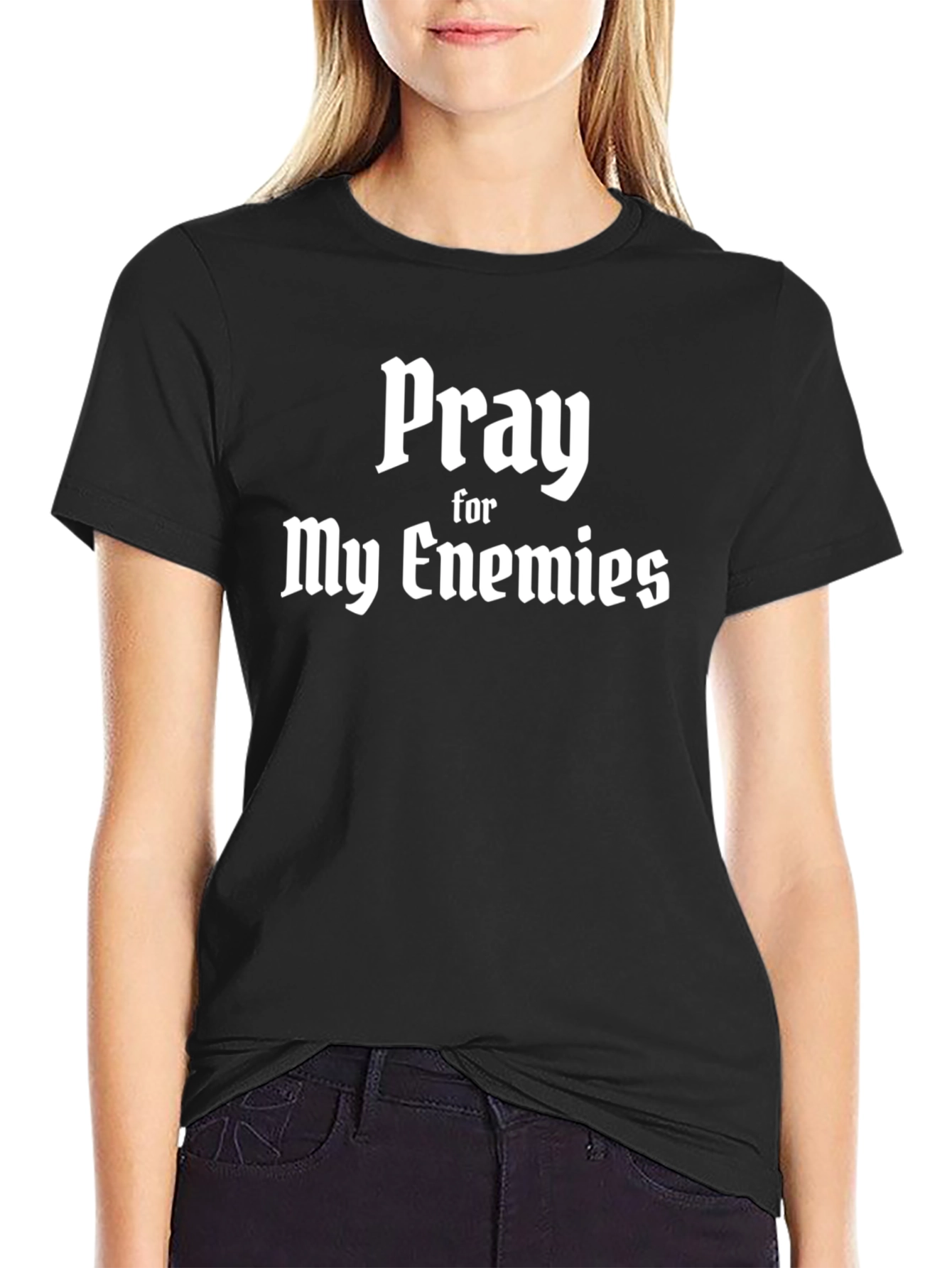 Pray for My Enemies Graphic T-Shirt