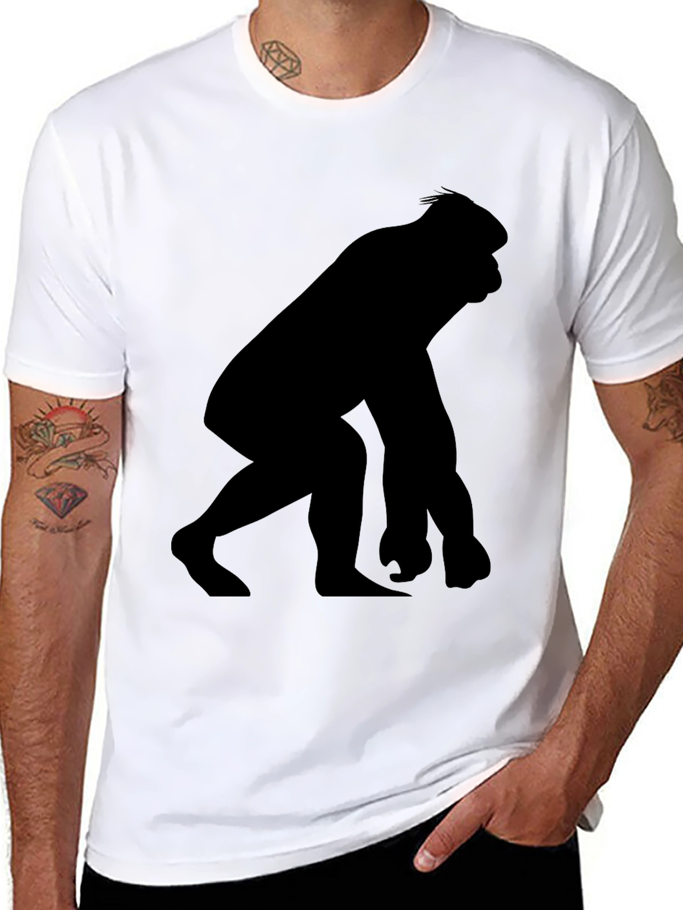 Silhouette Gorilla Graphic Tee