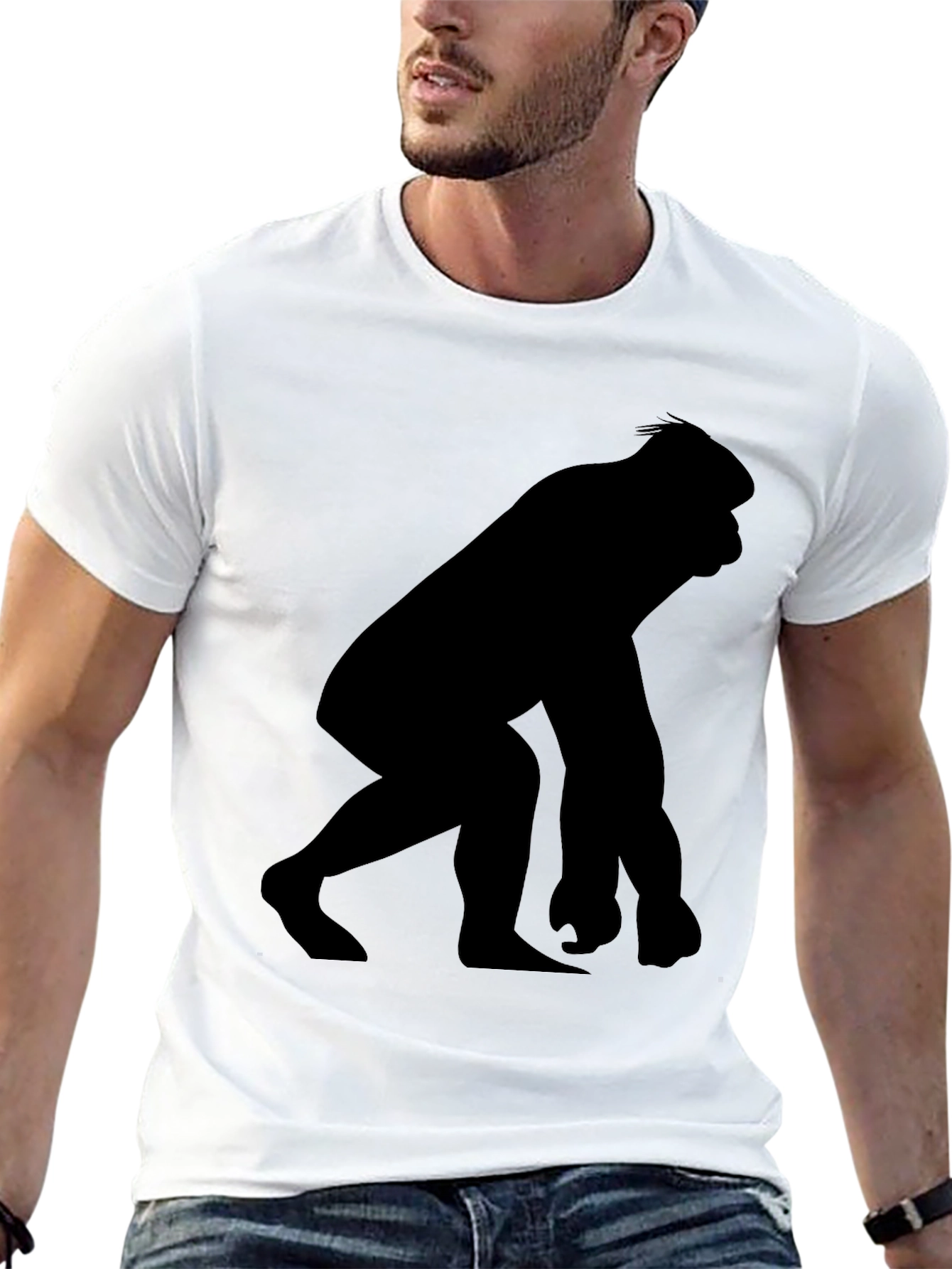 Silhouette Gorilla Graphic Tee