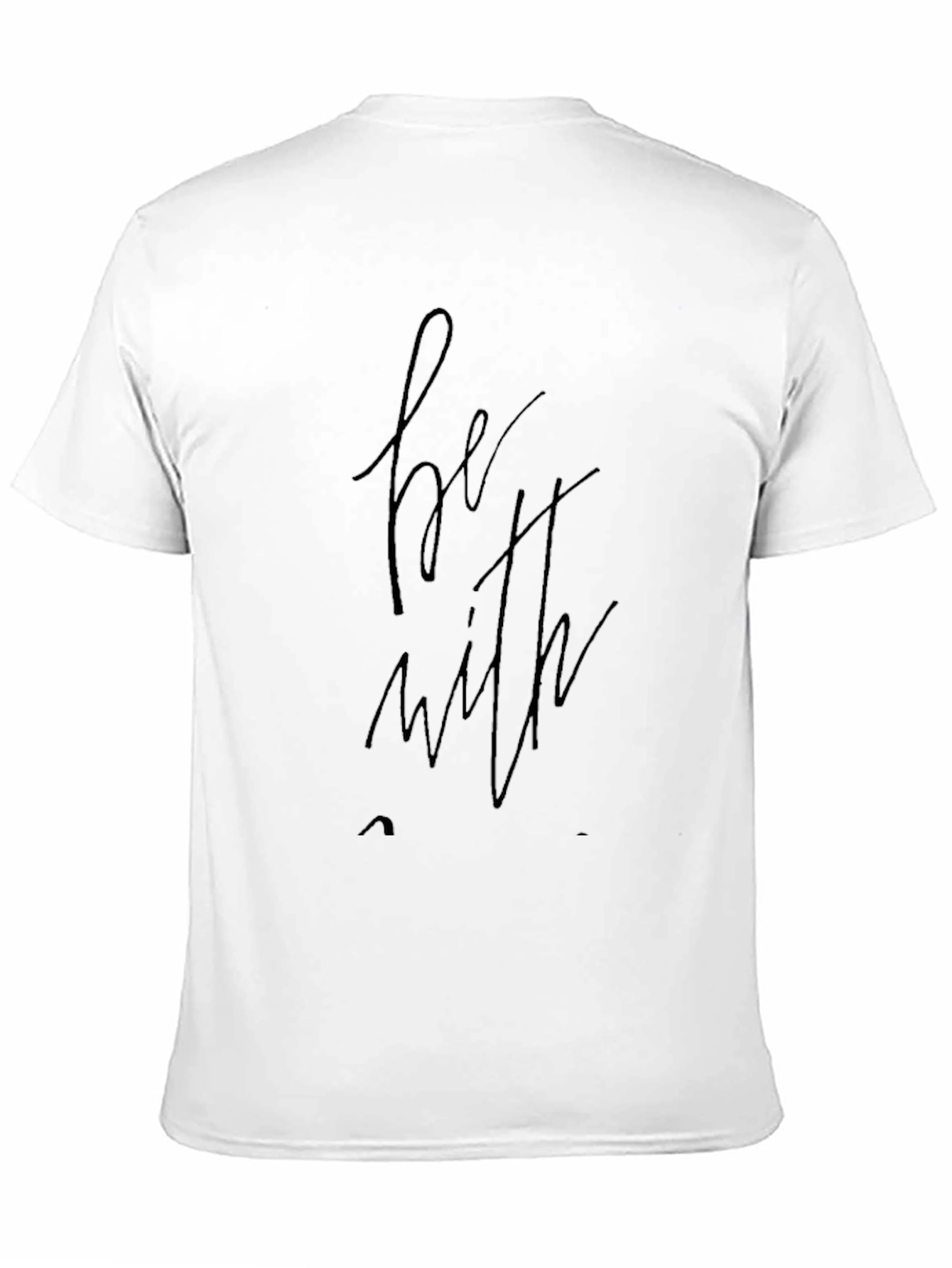 Be With Black Graphic T-Shirt