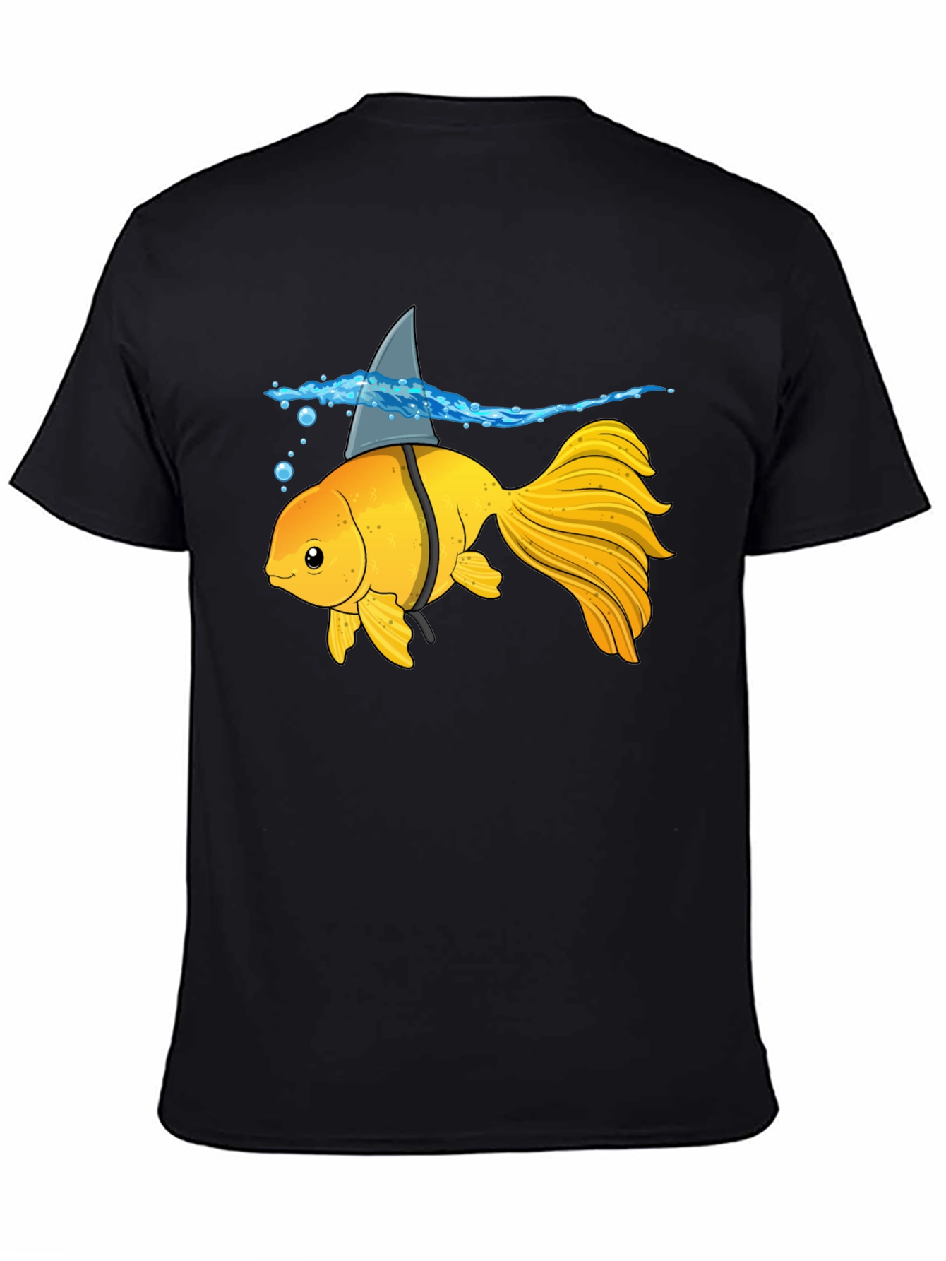 Goldfish Shark Fin Humor T-Shirt