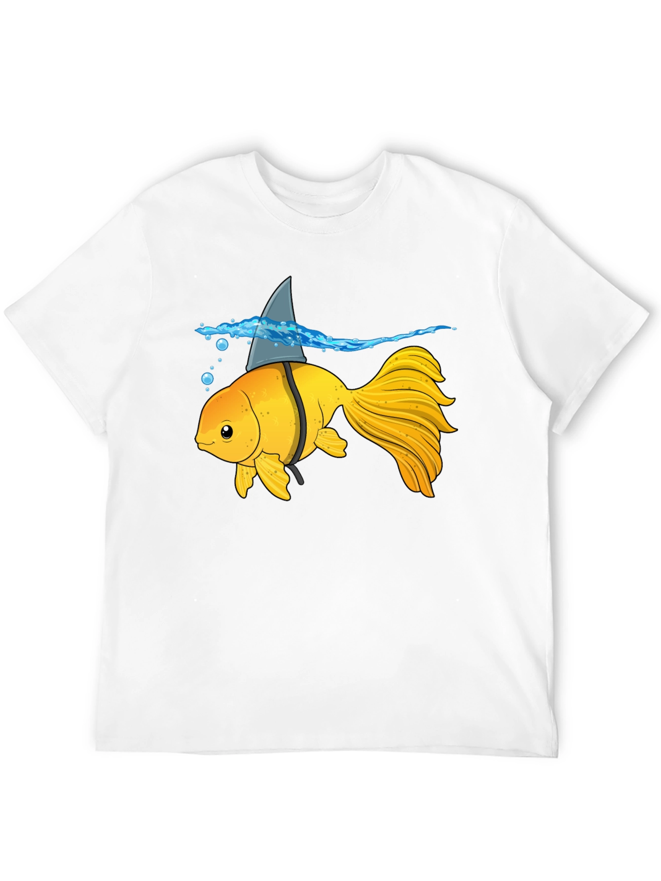 Goldfish Shark Fin Humor T-Shirt