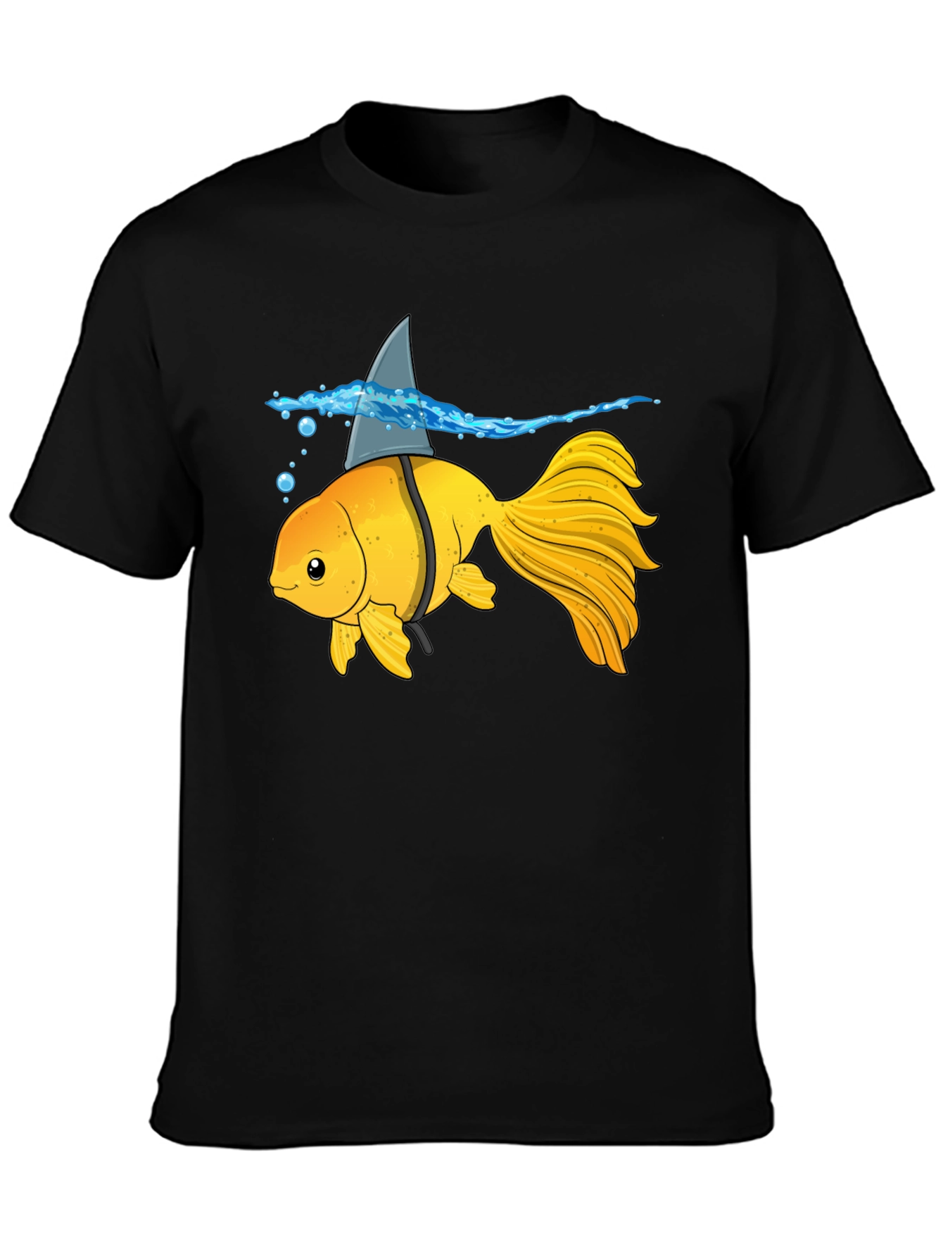Goldfish Shark Fin Humor T-Shirt