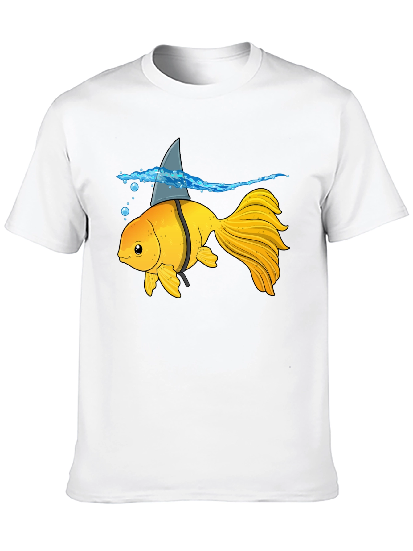 Goldfish Shark Fin Humor T-Shirt