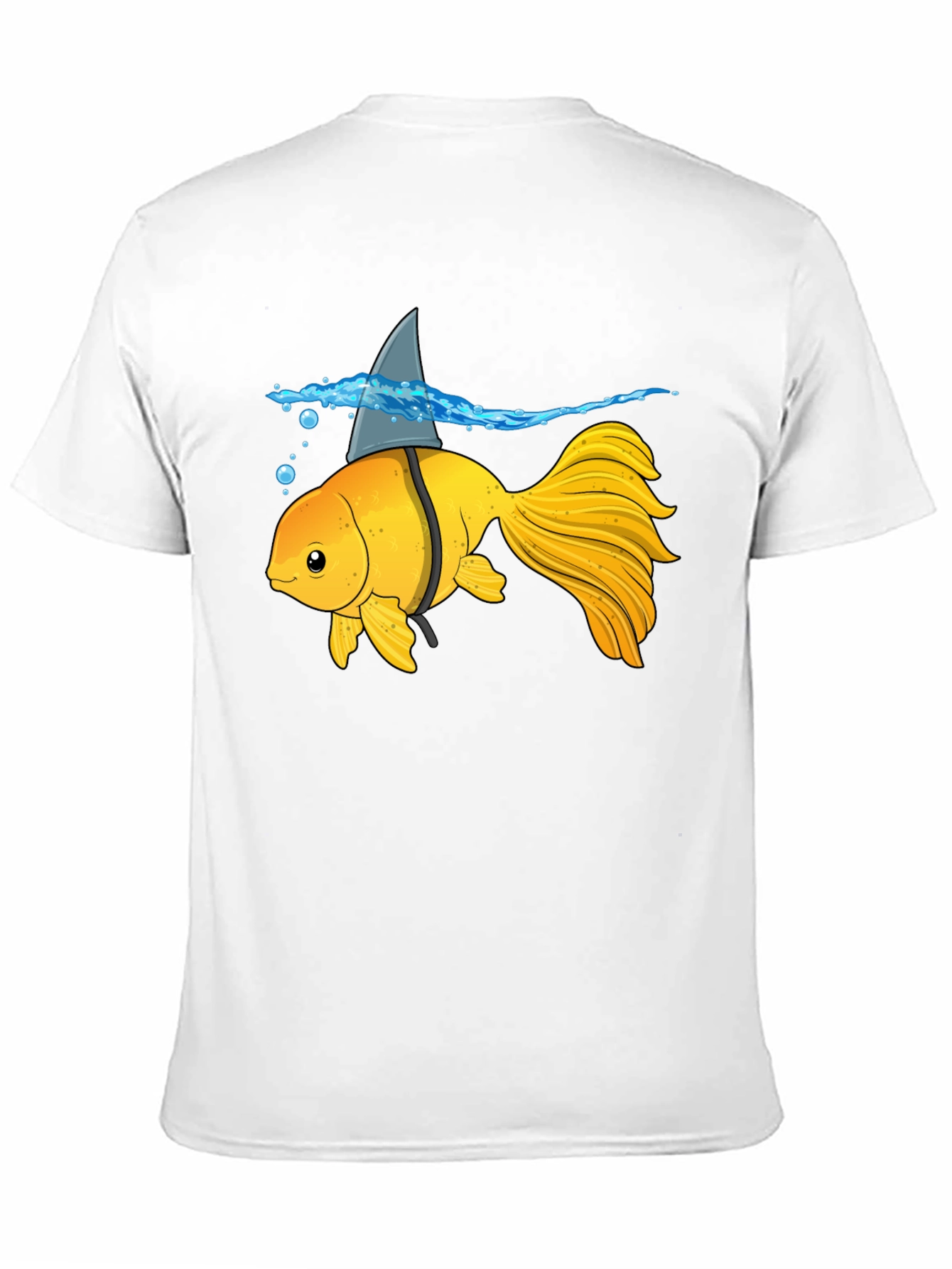 Goldfish Shark Fin Humor T-Shirt