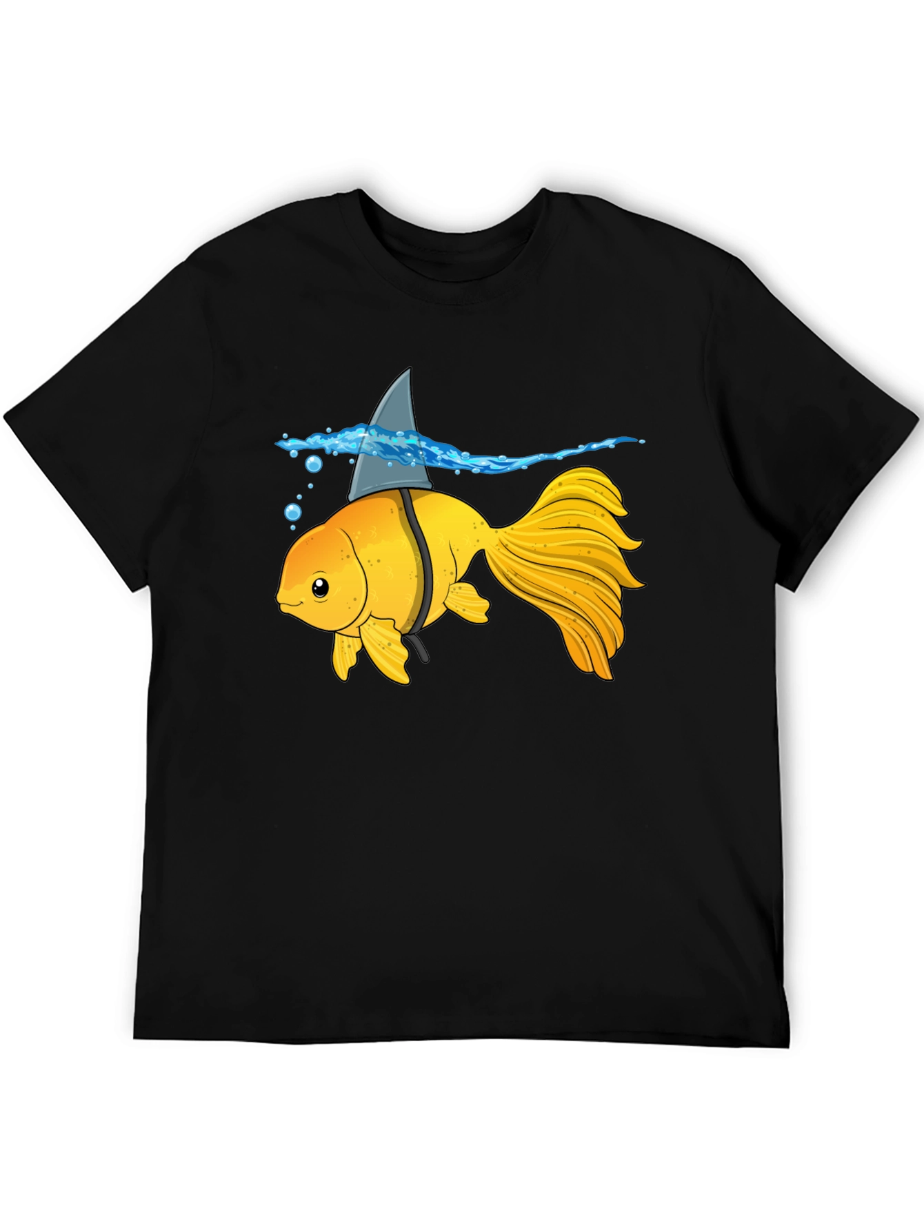 Goldfish Shark Fin Humor T-Shirt