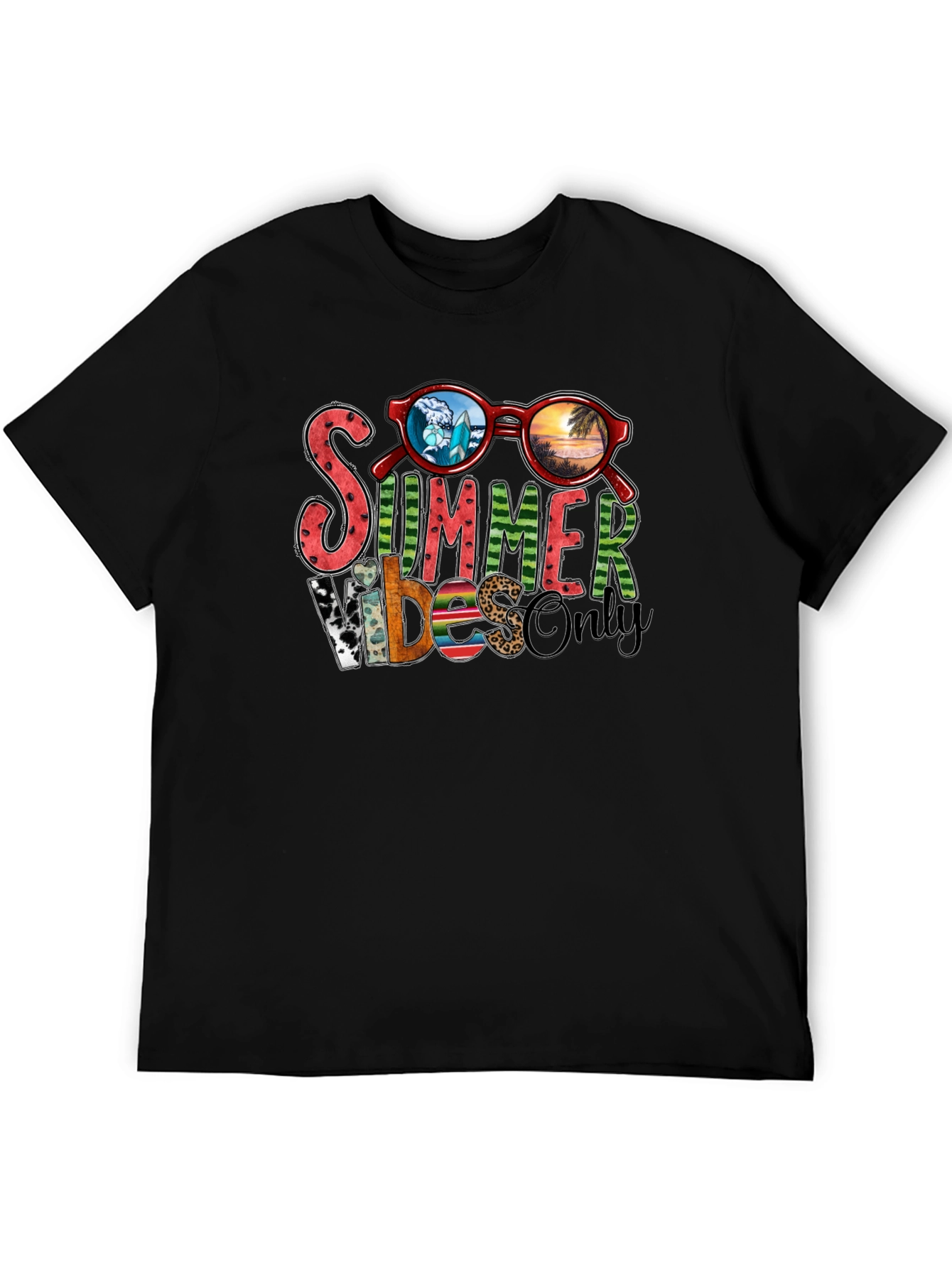 Summer Vibes Only T-Shirt - Graphic Tee