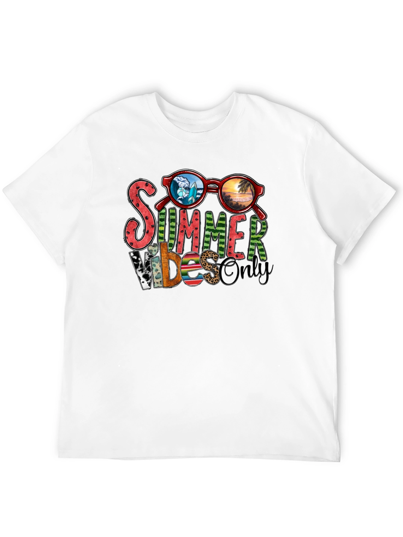 Summer Vibes Only T-Shirt - Graphic Tee