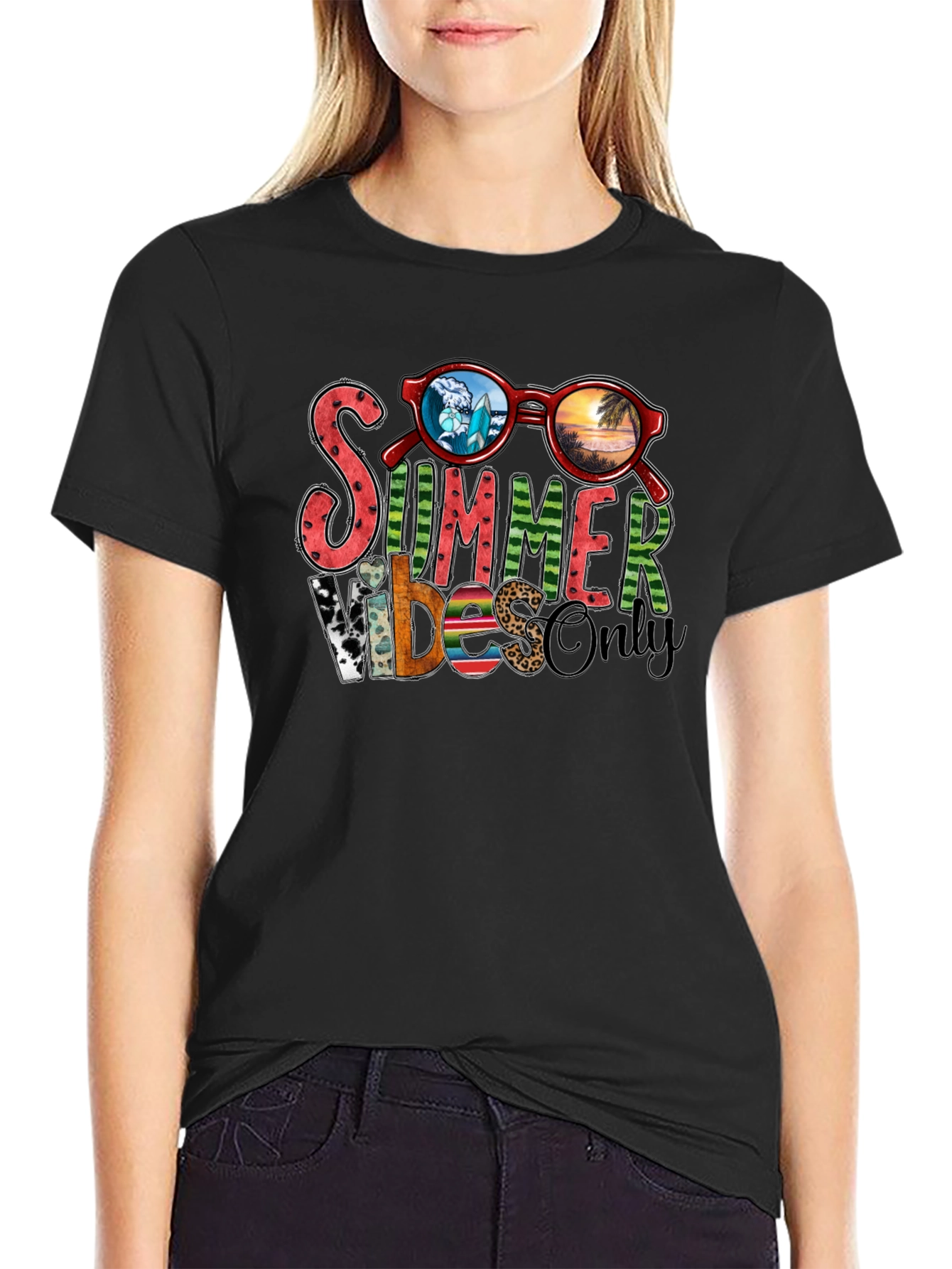 Summer Vibes Only T-Shirt - Graphic Tee