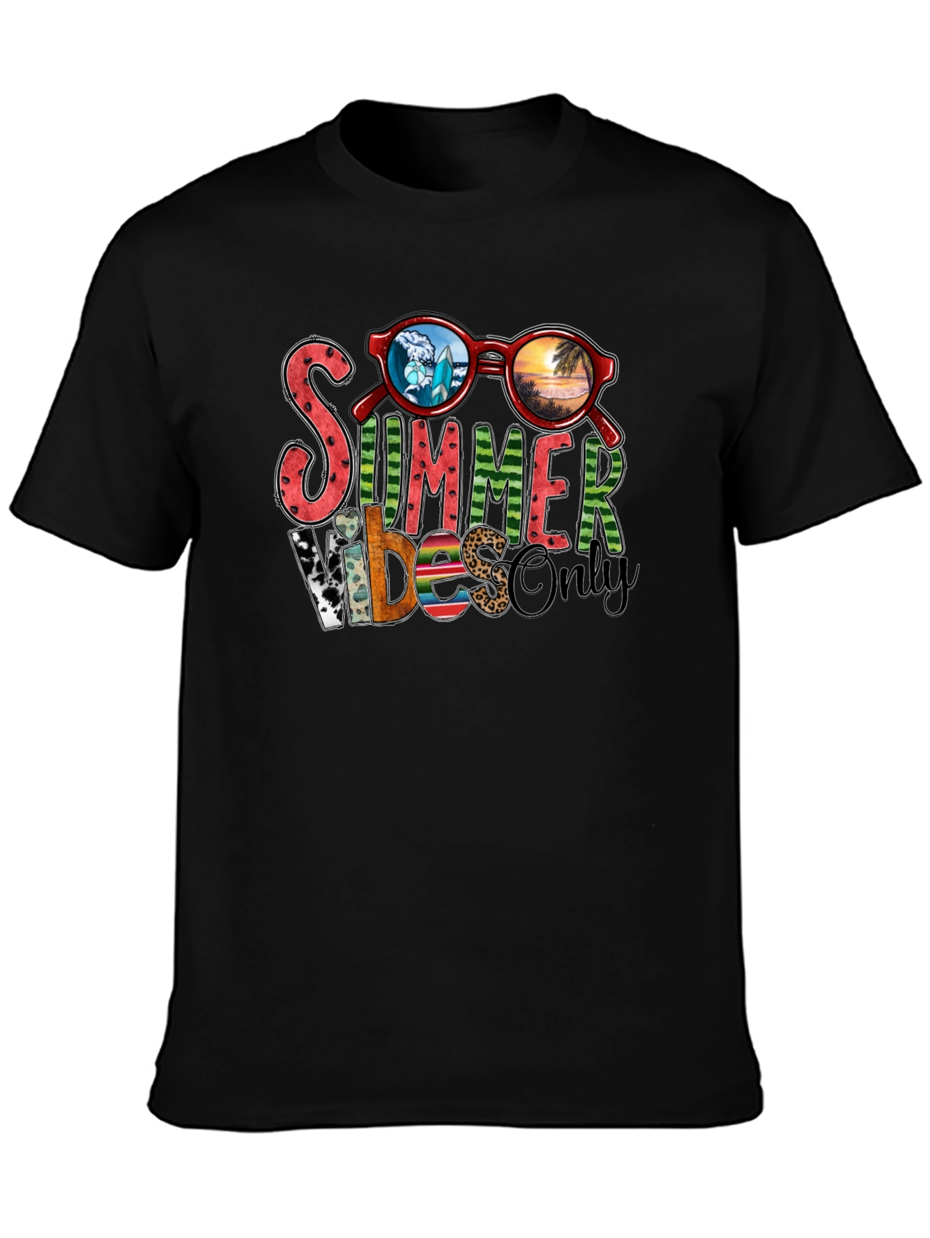Summer Vibes Only T-Shirt - Graphic Tee