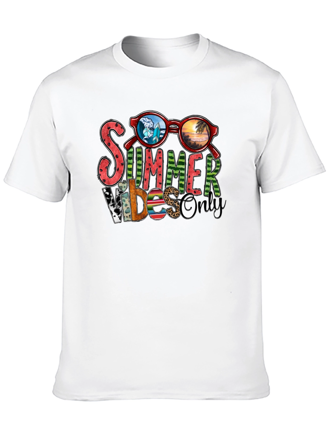 Summer Vibes Only T-Shirt - Graphic Tee
