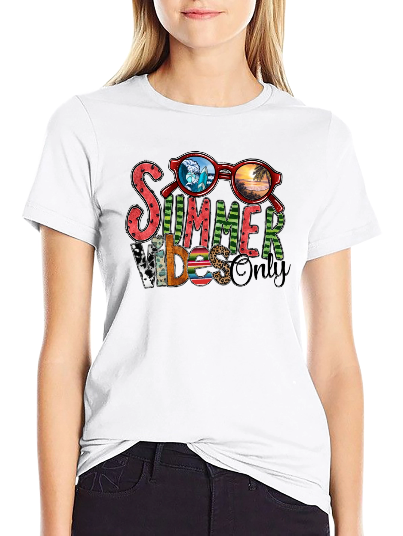Summer Vibes Only T-Shirt - Graphic Tee