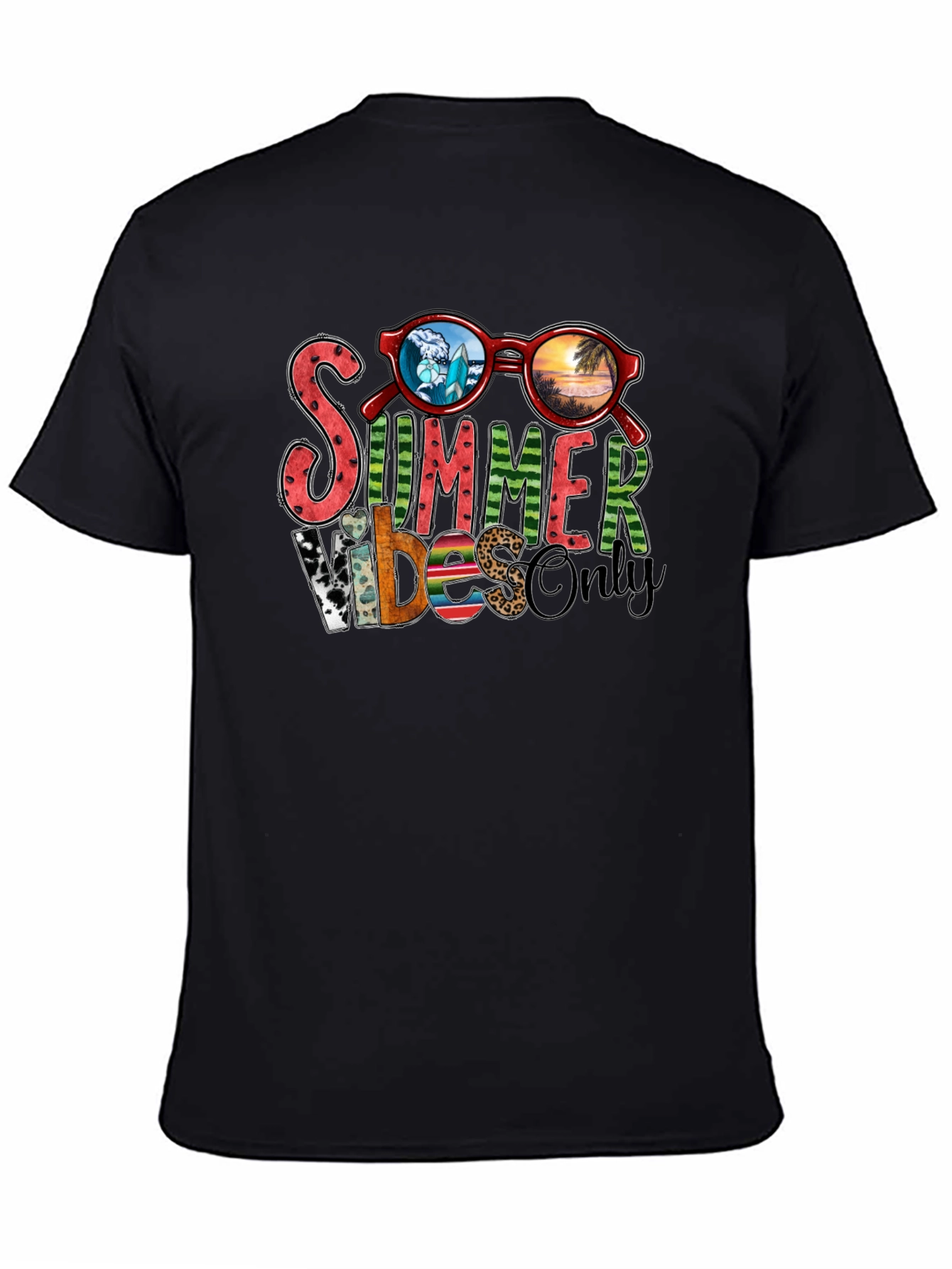 Summer Vibes Only T-Shirt - Graphic Tee
