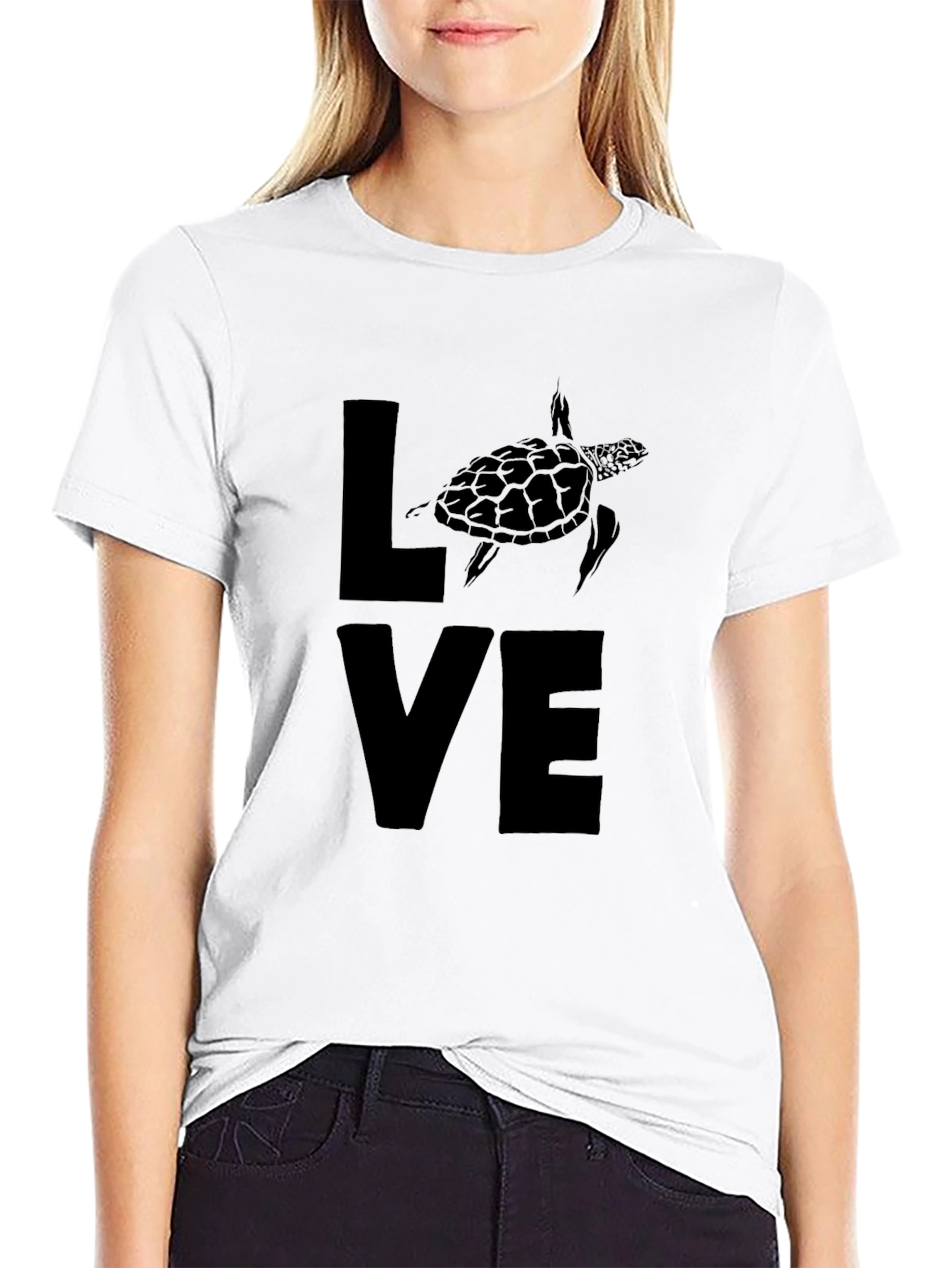 Love Turtle Graphic T-Shirt - Soft Cotton Tee