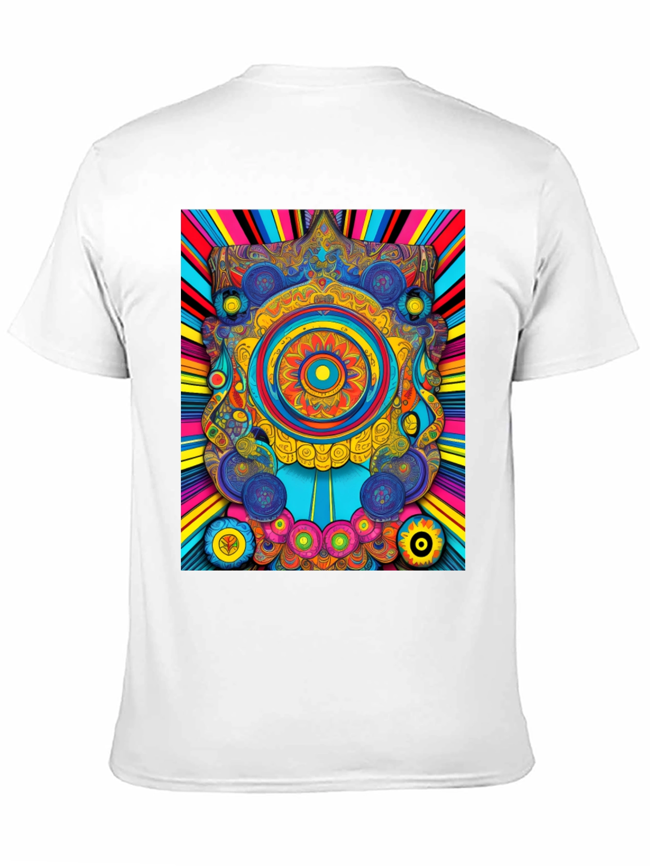 Psychedelic Mandala Graphic Tee - Vibrant Art T-Shirt