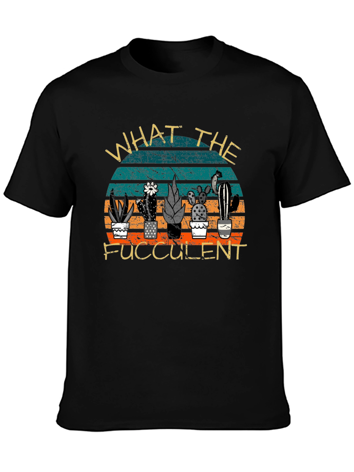 What the Fucculent T-Shirt - Black