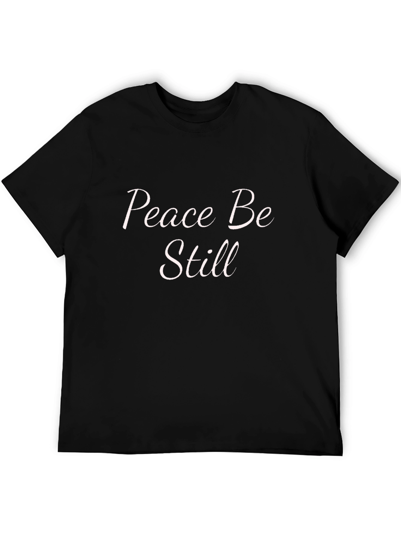 Peace Be Still Black Graphic T-Shirt