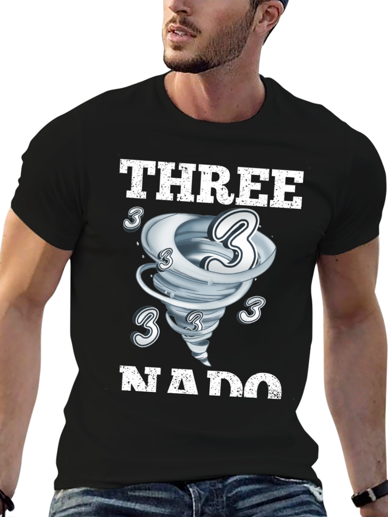 Three-nado T-Shirt - Unique Graphic Tee