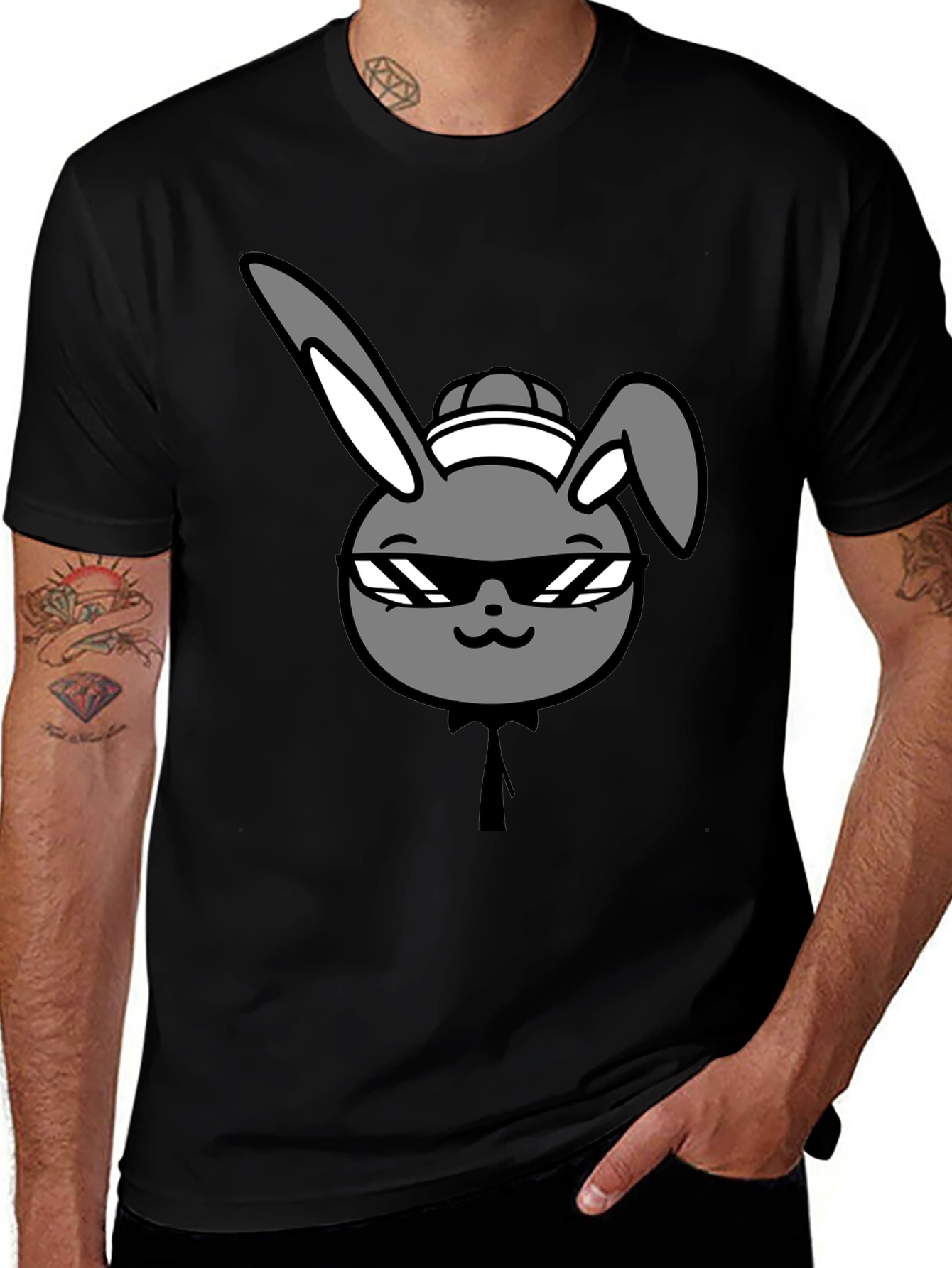 Cool Rabbit Graphic T-Shirt
