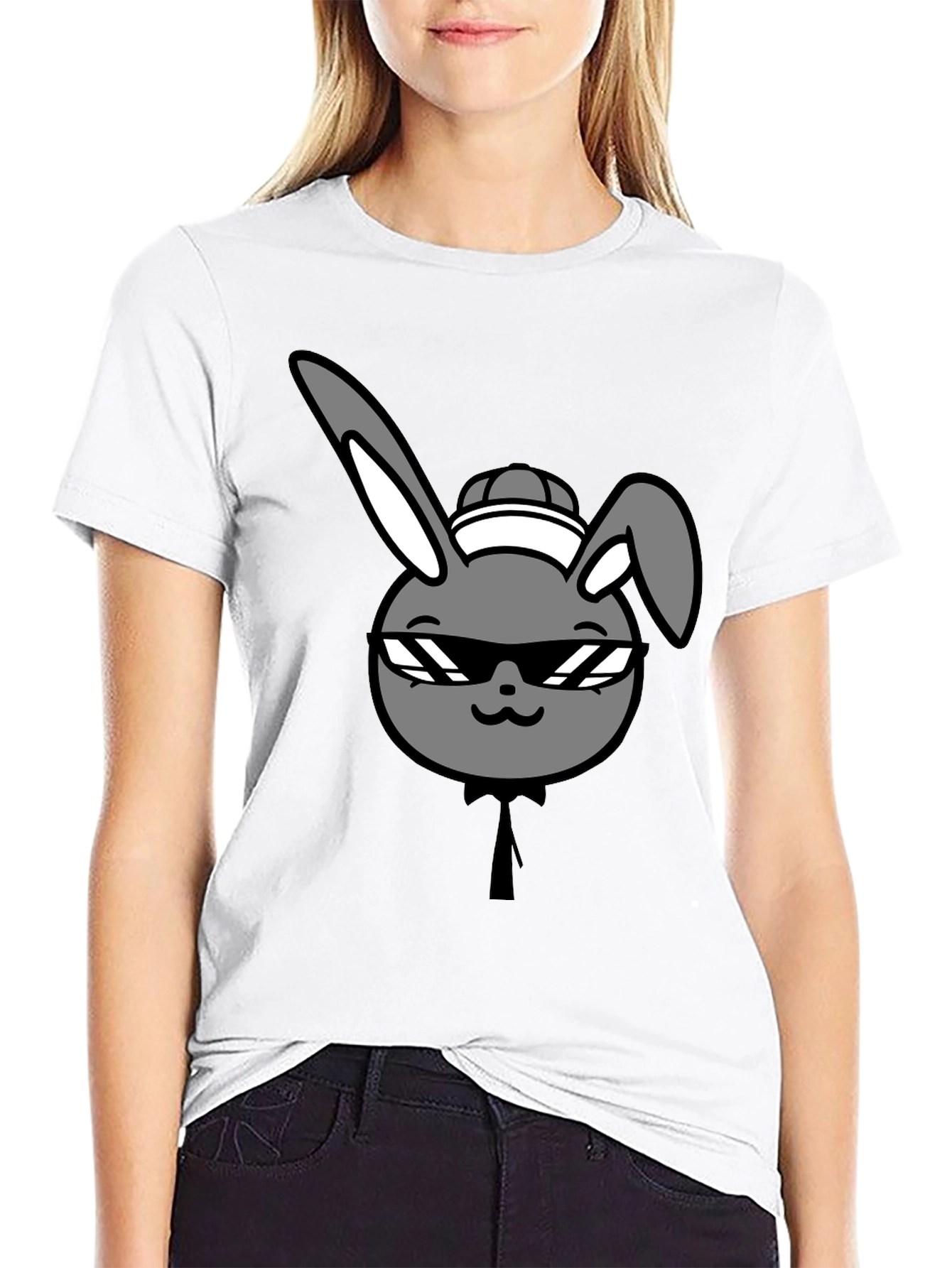 Cool Rabbit Graphic T-Shirt