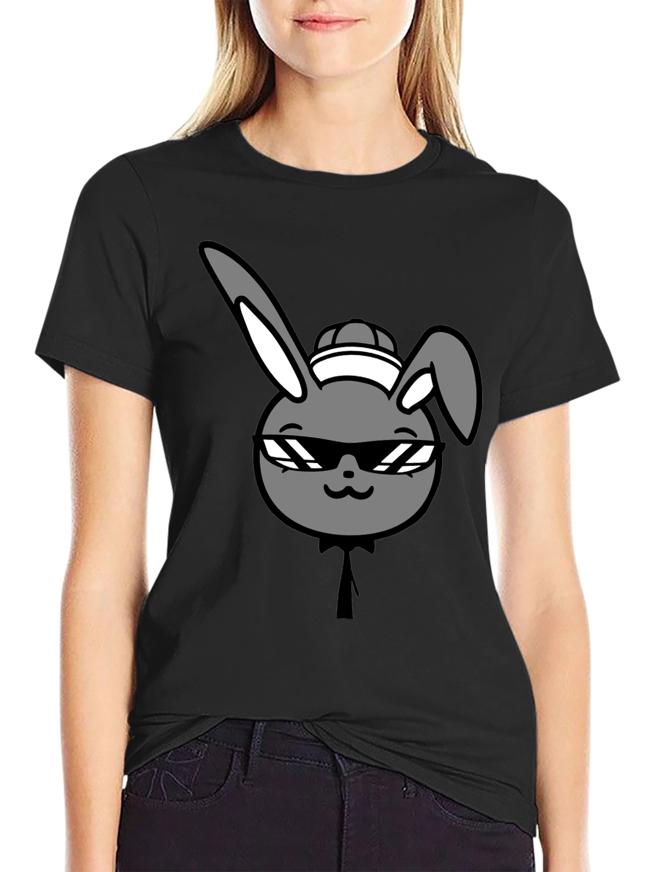 Cool Rabbit Graphic T-Shirt