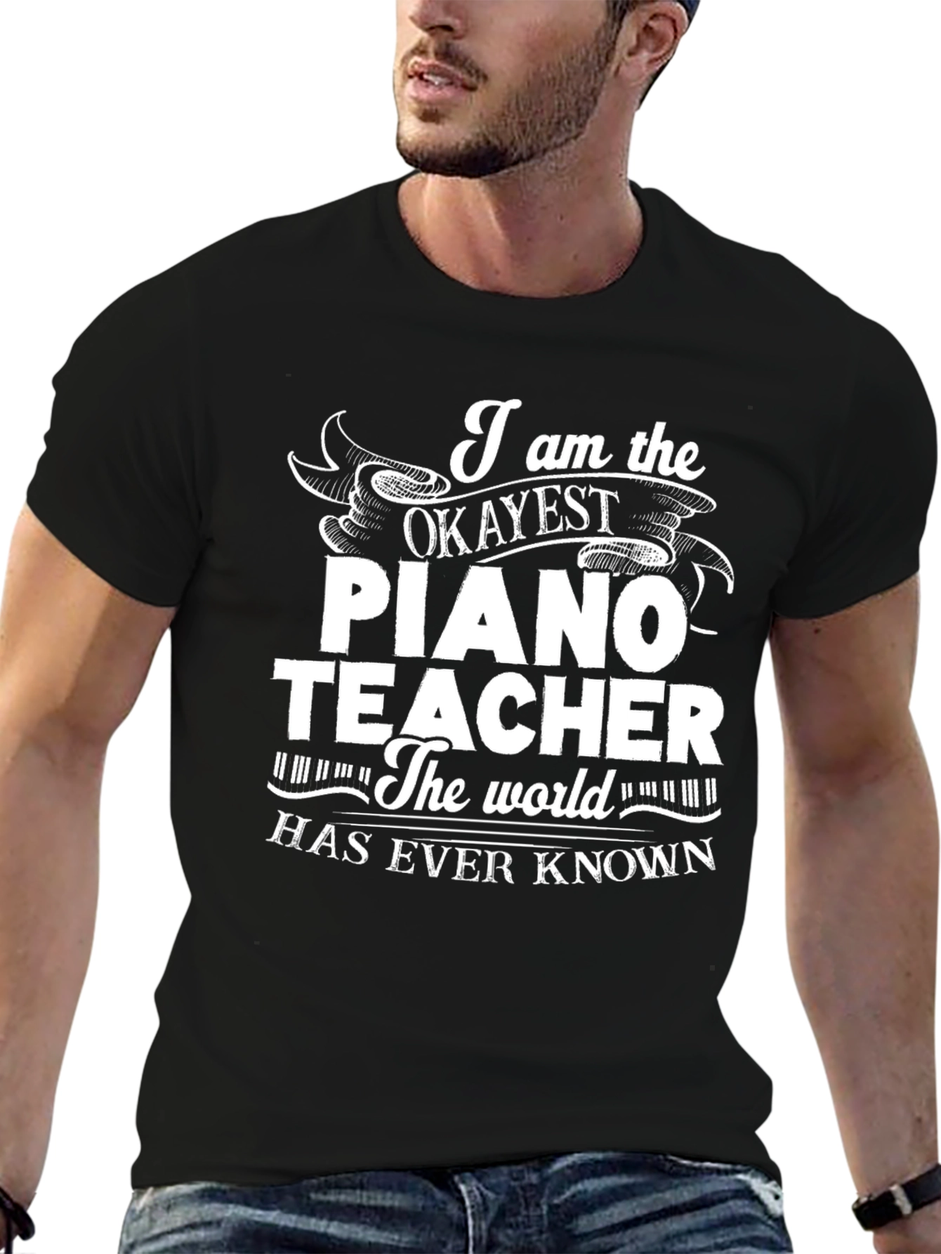 Okayest Piano Teacher Graphic Tee