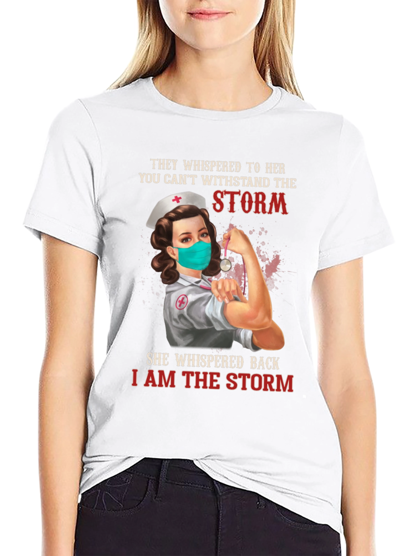 Nurse T-Shirt: I Am The Storm Graphic Tee