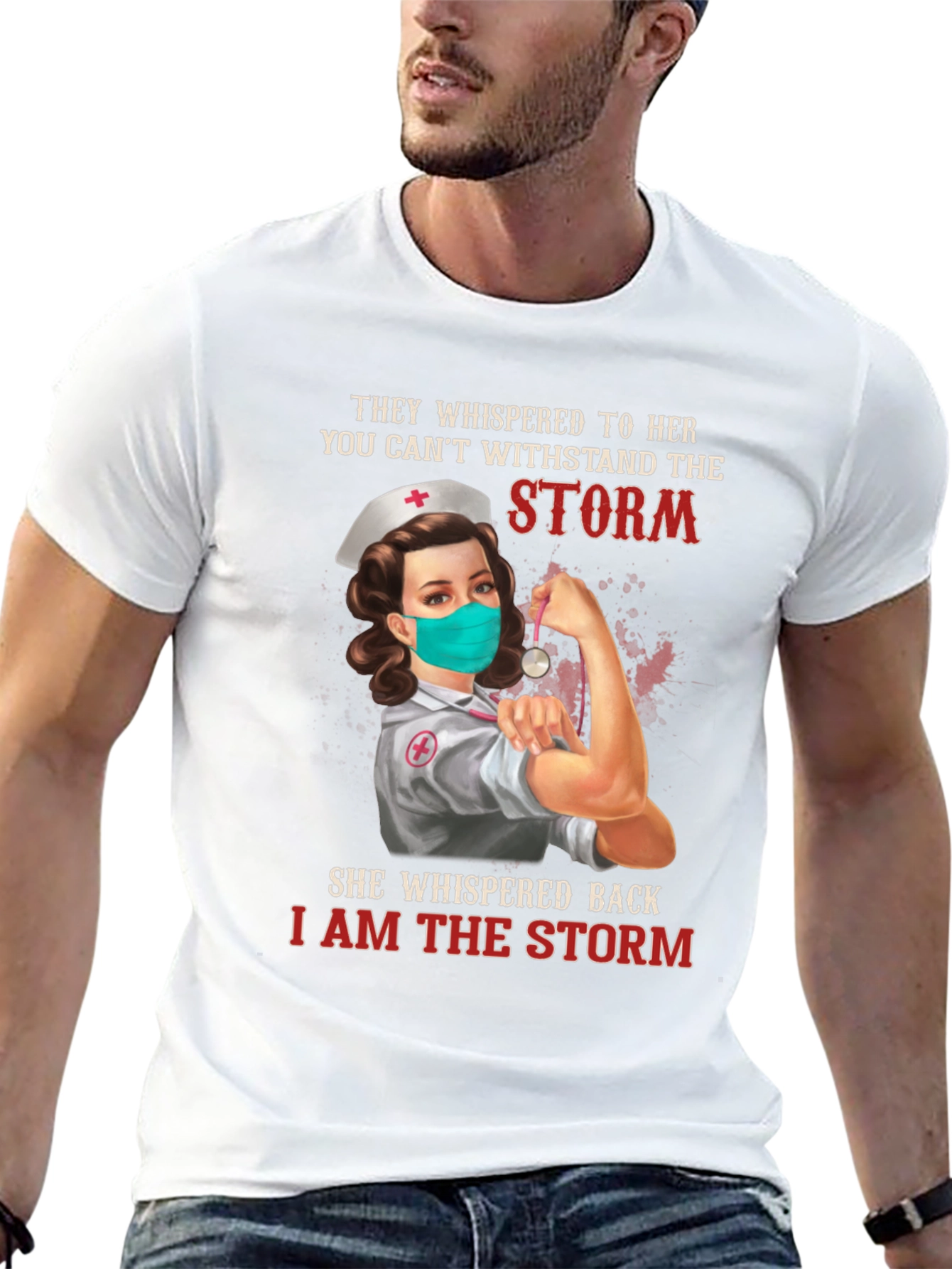 Nurse T-Shirt: I Am The Storm Graphic Tee