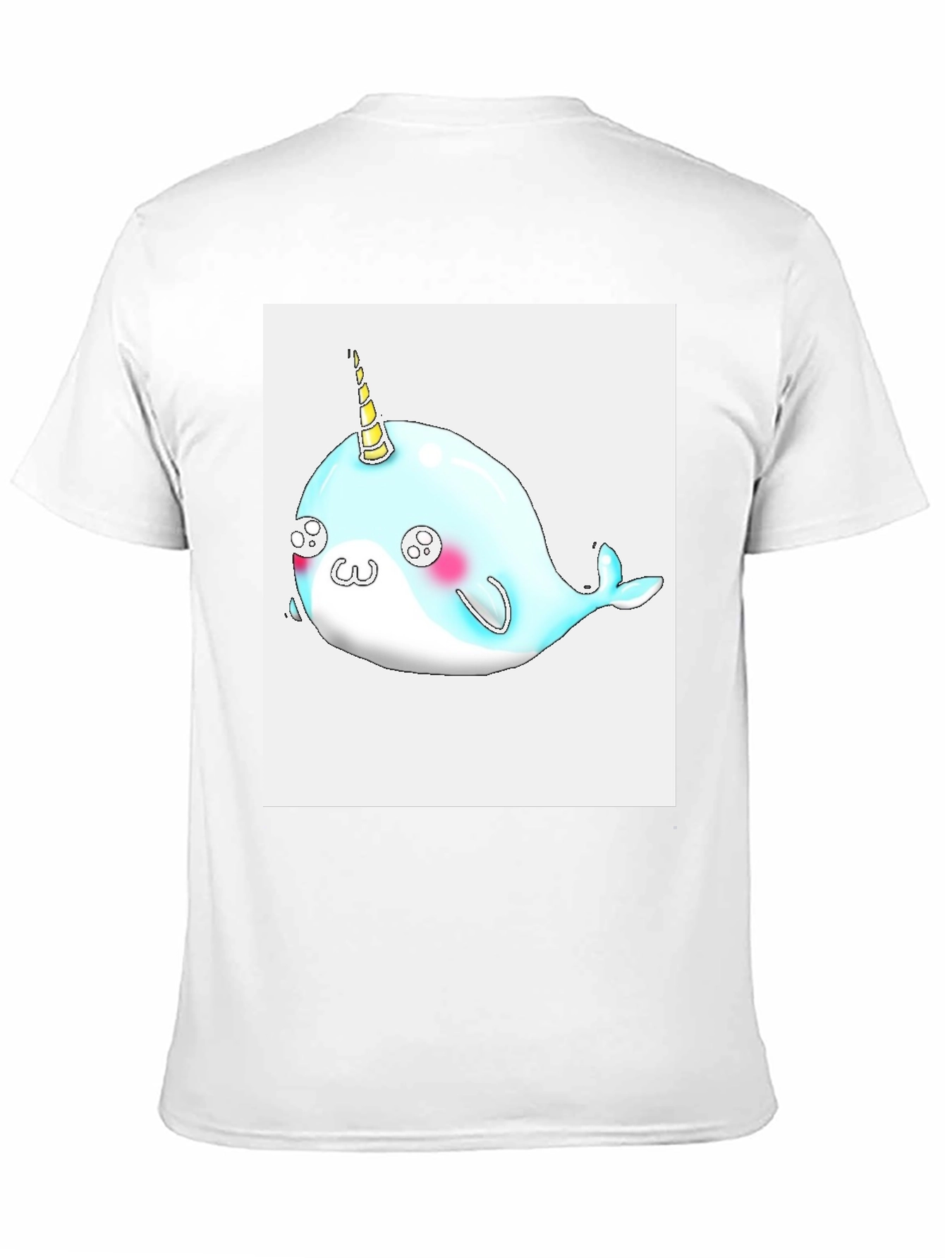 Narwhal Unicorn Black T-Shirt