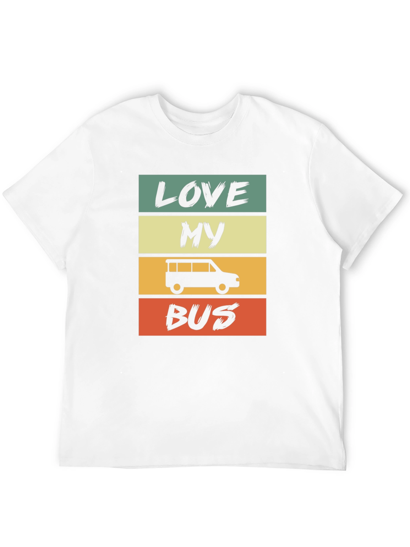 Love My Bus Retro Style T-Shirt