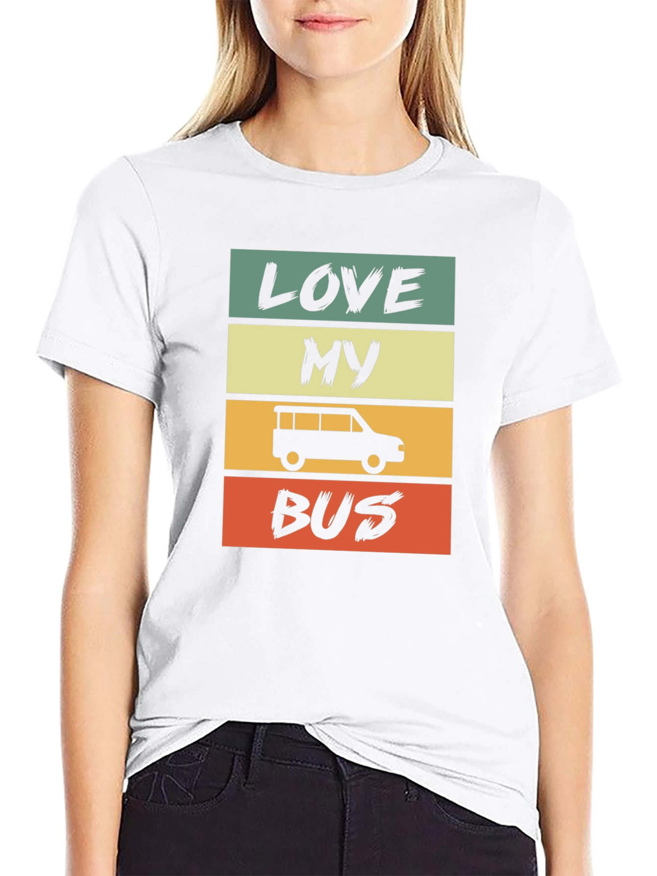 Love My Bus Retro Style T-Shirt