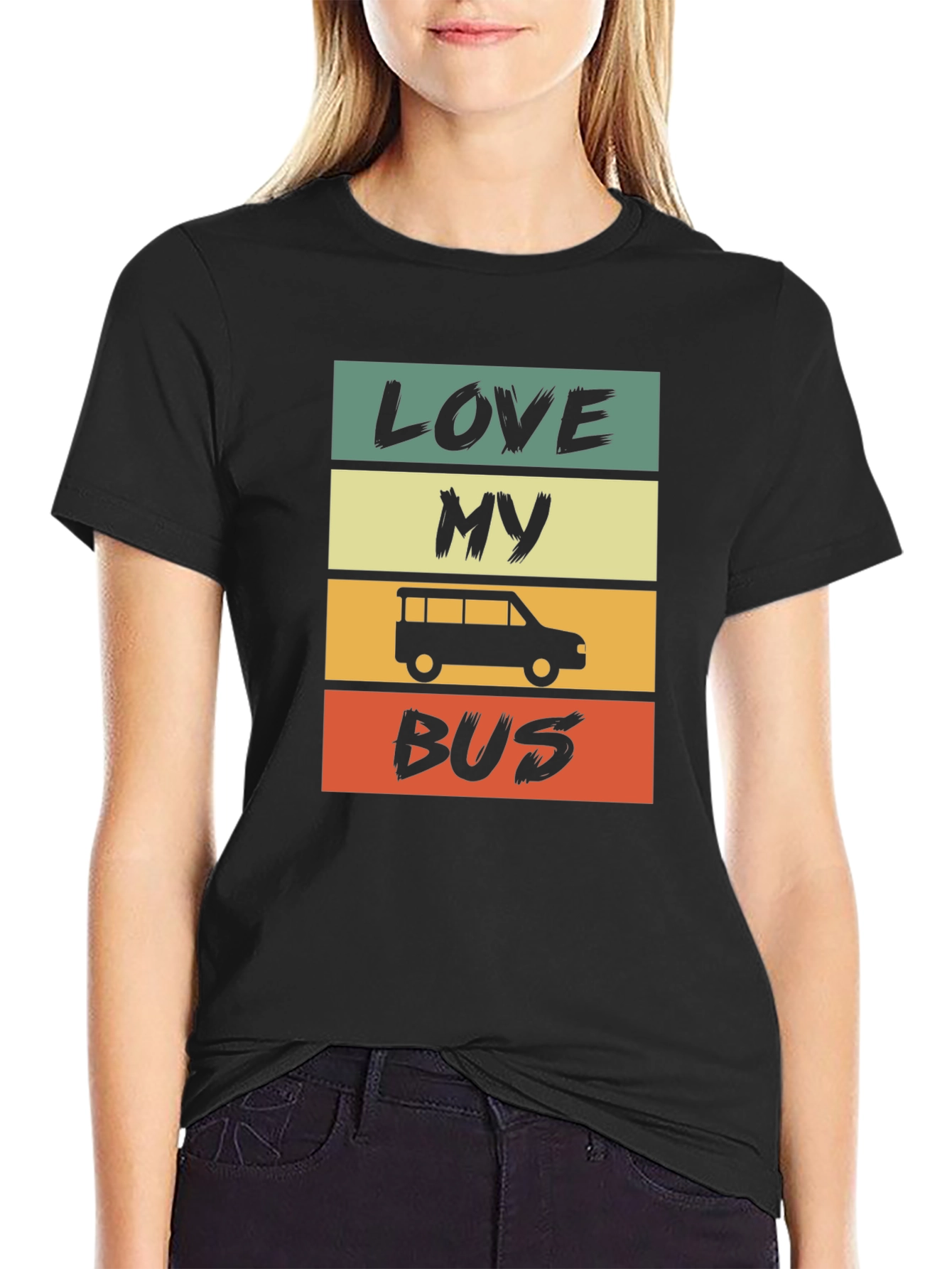 Love My Bus Retro Style T-Shirt