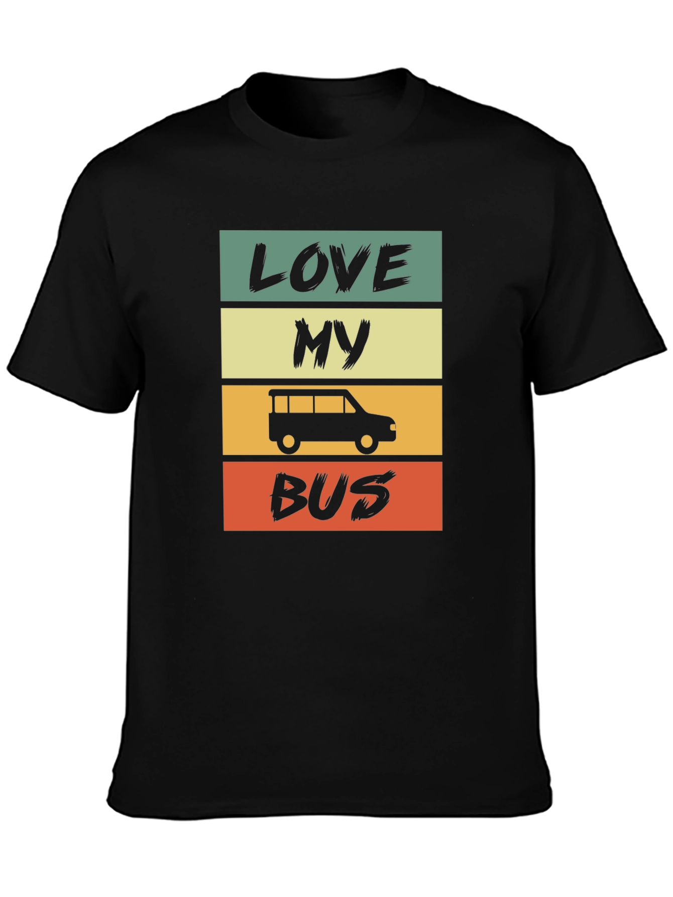 Love My Bus Retro Style T-Shirt