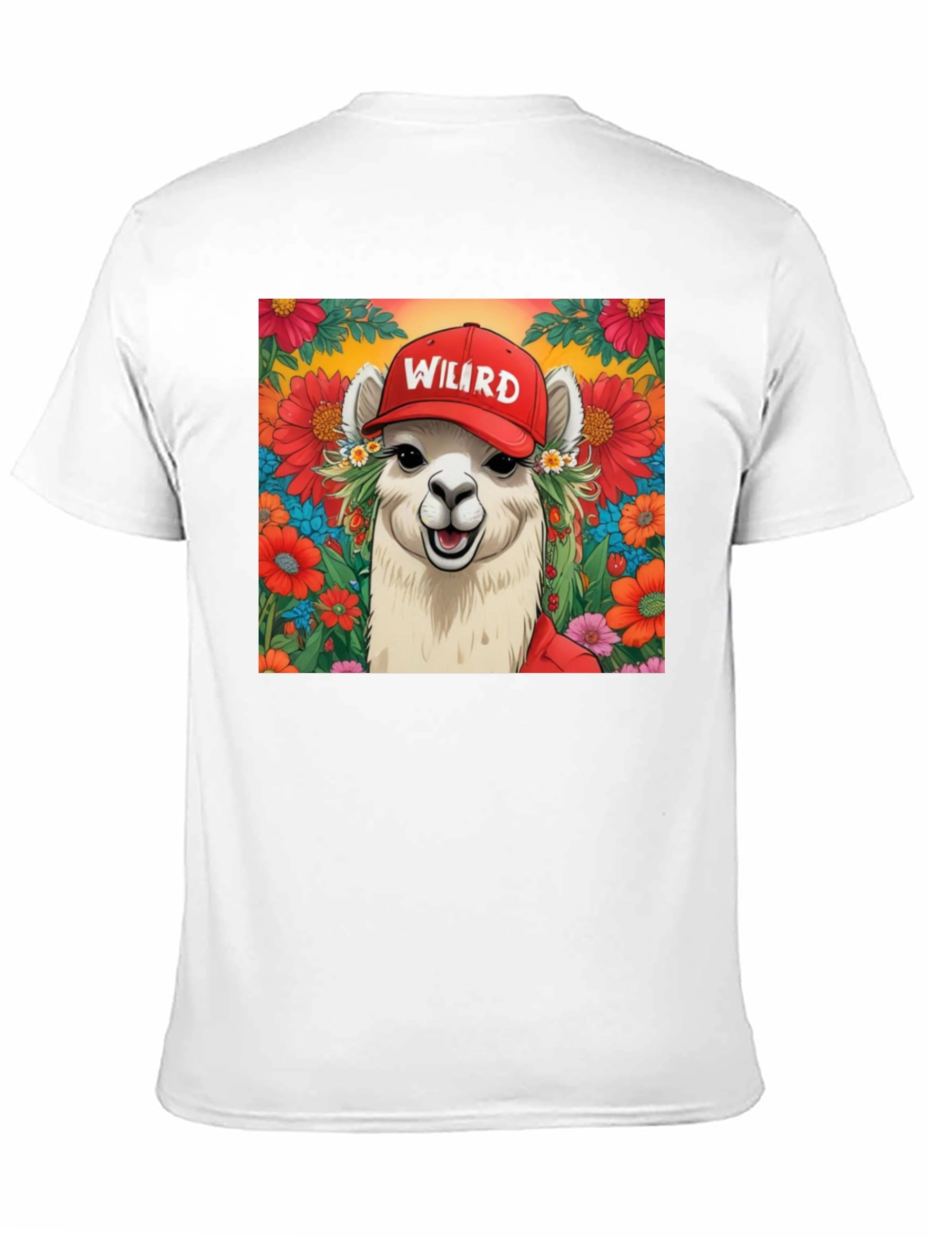 Weird Llama Graphic Tee - Soft Cotton